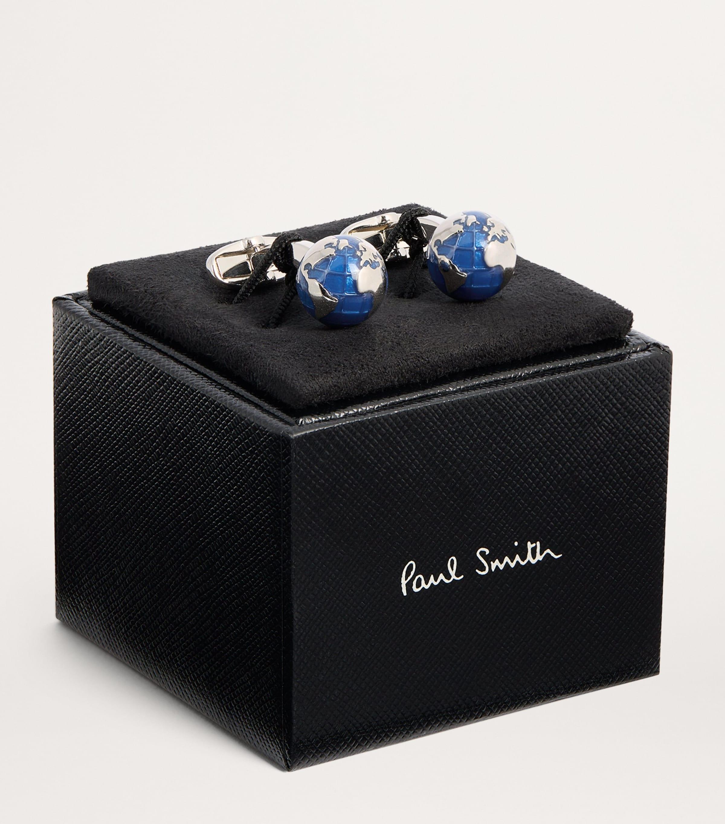 Paul Smith 青 カメオ カフリンクス Paul Smith Globe Cufflinks in Blue for Men | Lyst
