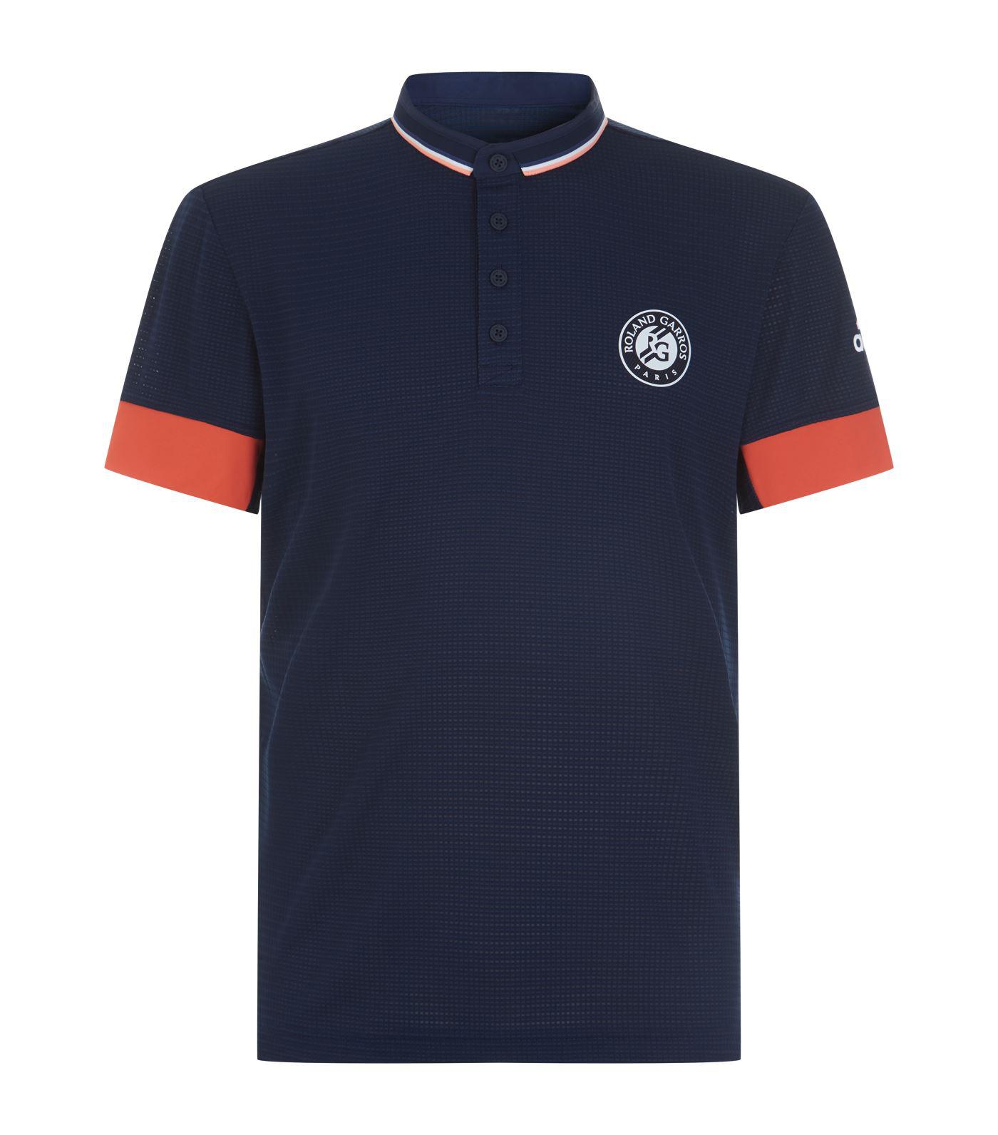 adidas Roland Garros Climachill Polo Shirt in Navy (Blue) for Men | Lyst