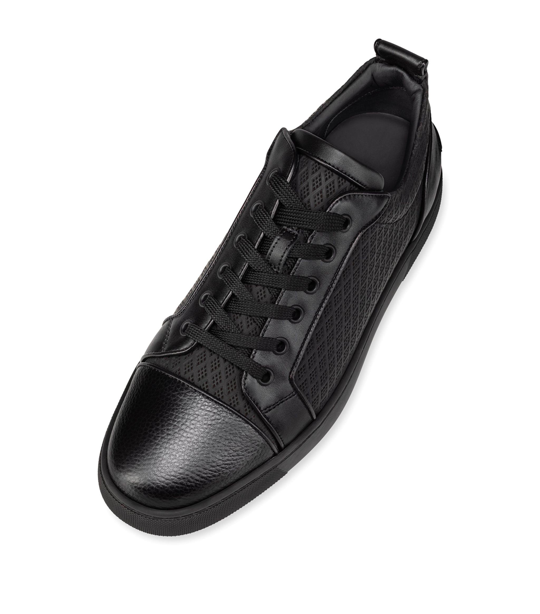 CHRISTIAN LOUBOUTIN LOUIS ORLATO SHOES 45.5 BLACK SUEDE SNEAKERS SNEAKERS  ref.928117 - Joli Closet