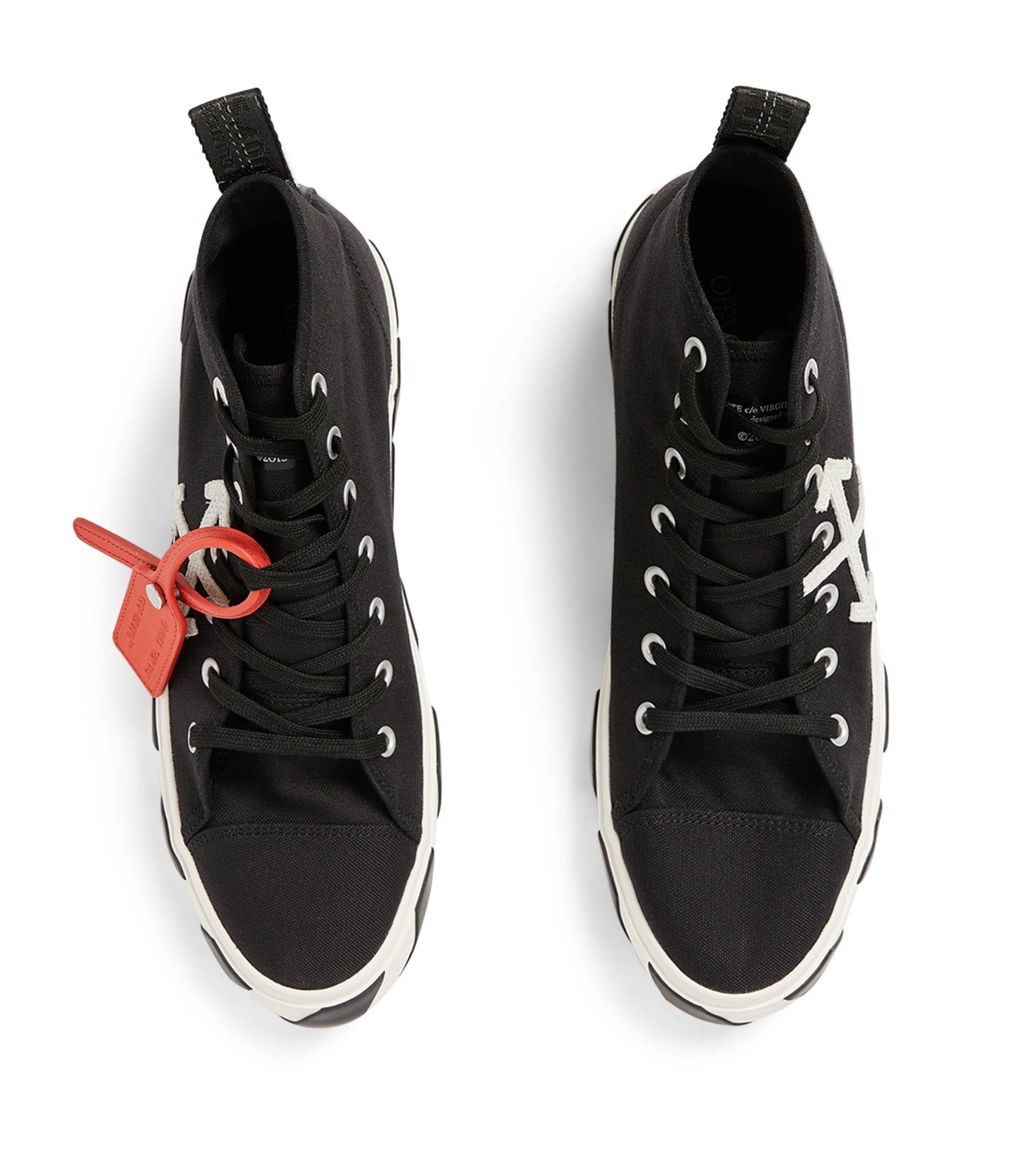 Off-White c/o Virgil Abloh Industrial Tape High Top Sneakers in