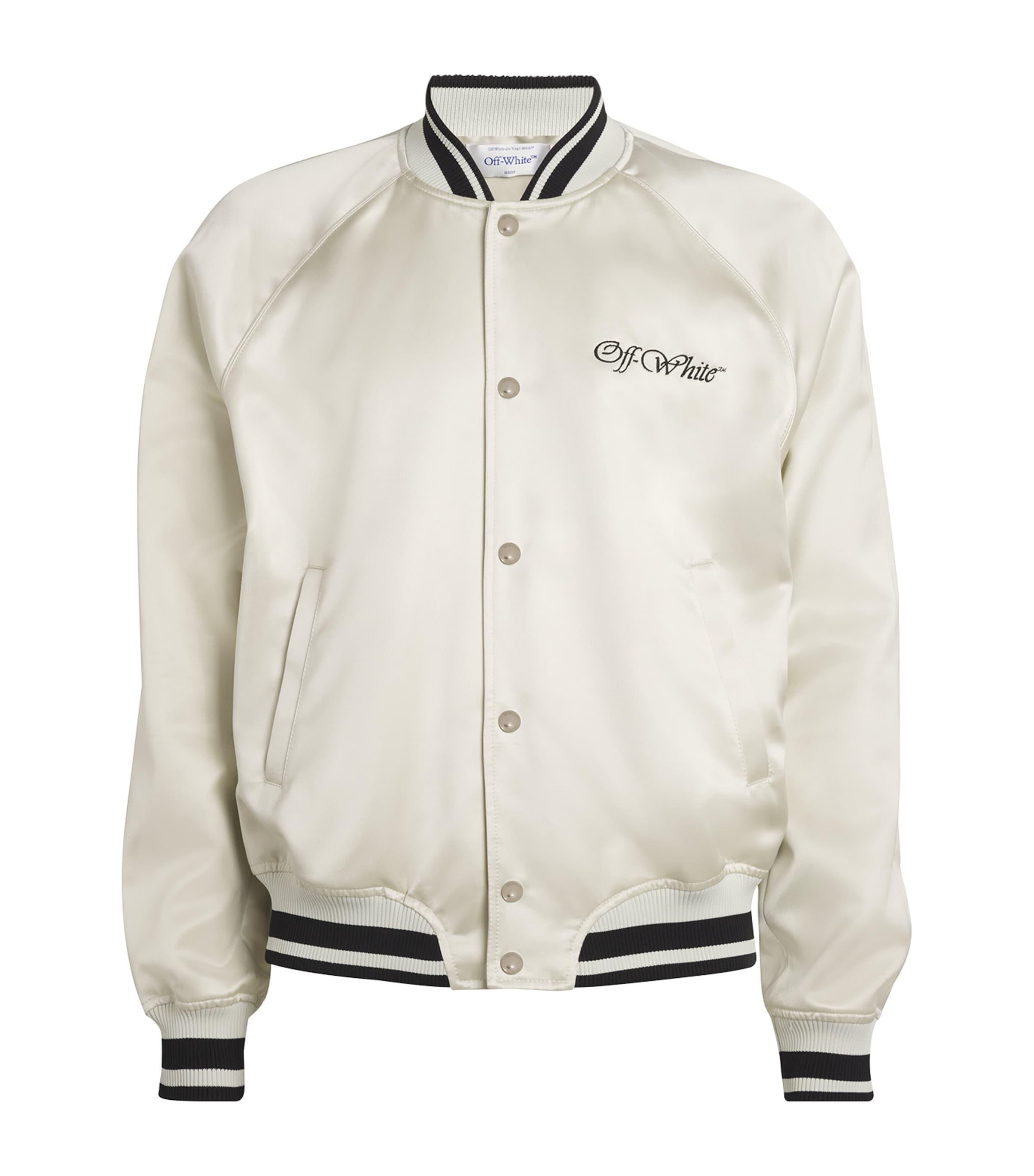 Off white bomber jacket mens hot sale
