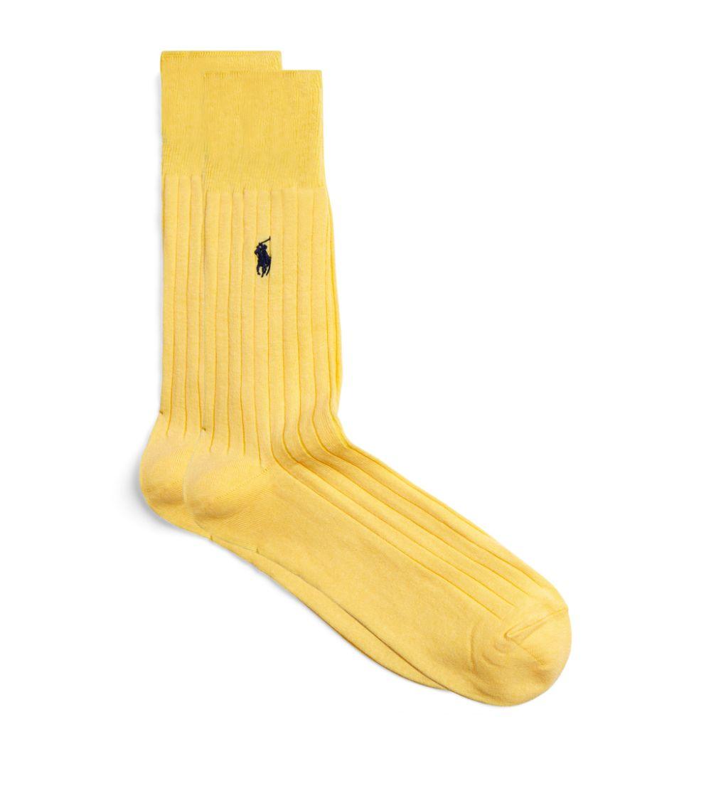 yellow polo socks