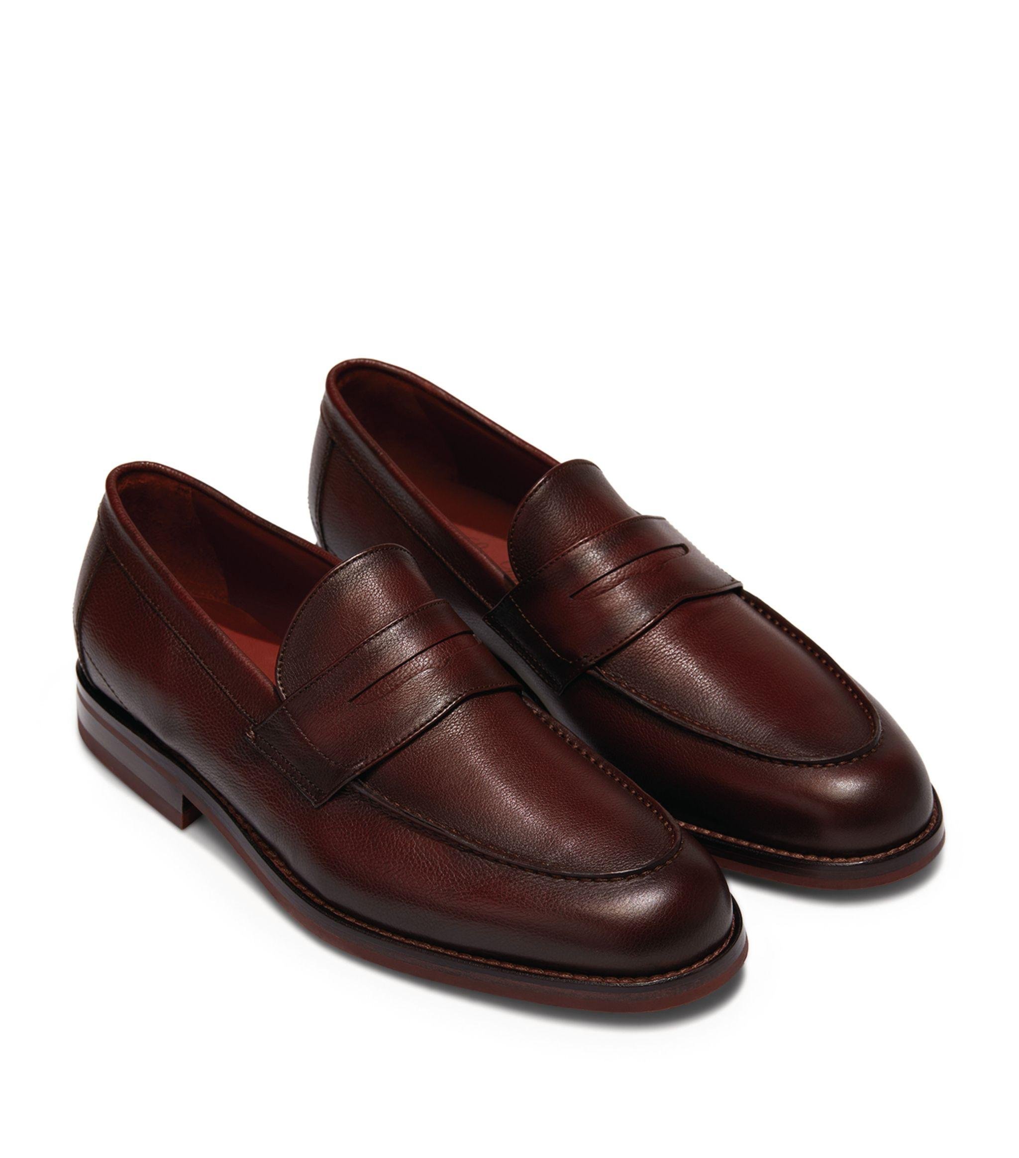 Loro Piana Leather Lp City Walk Loafers in Brown for Men - Lyst
