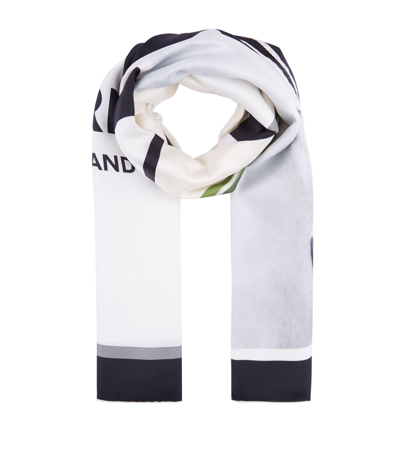 Burberry Unicorn Silk Scarf in Black Lyst