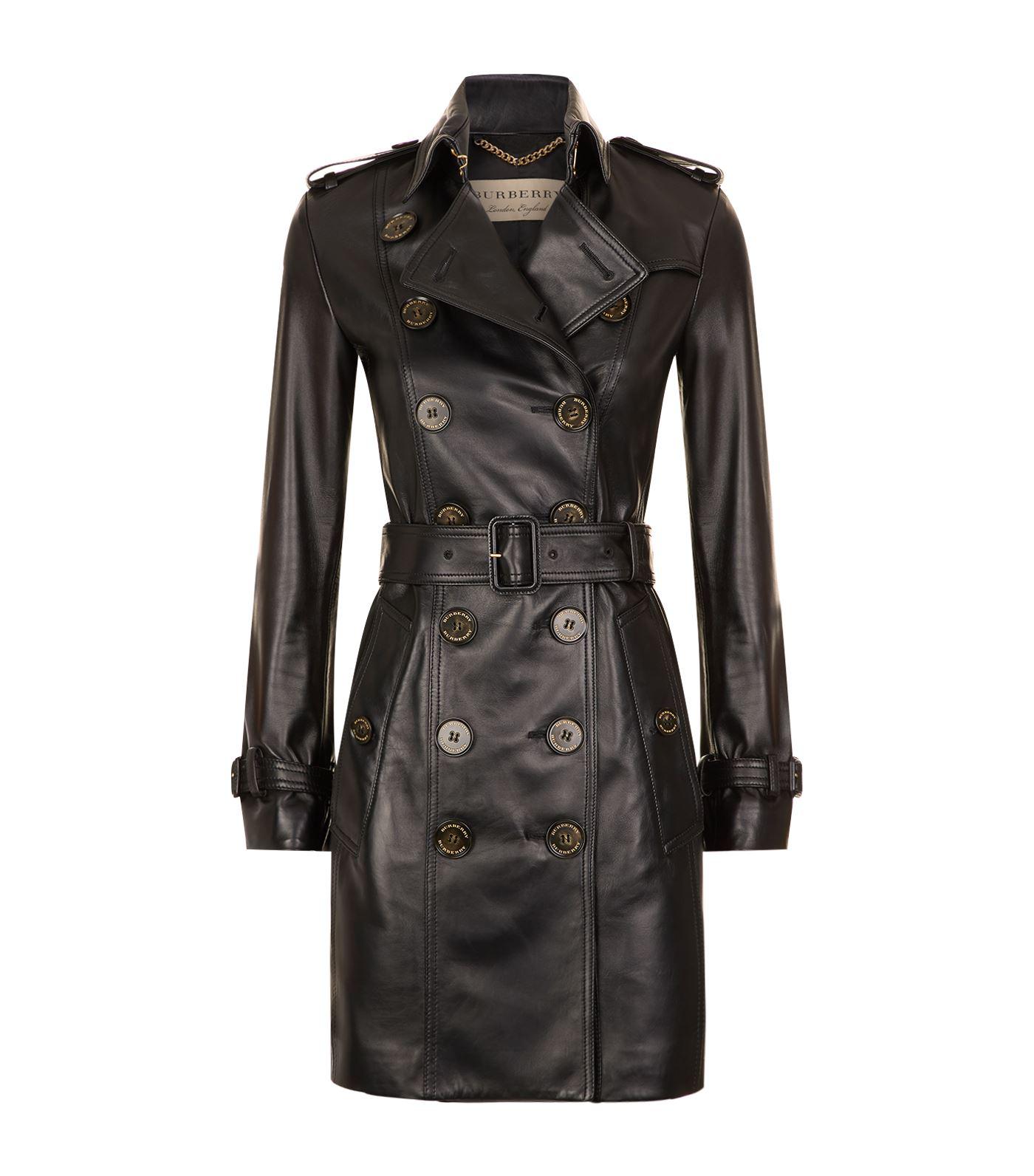 Leather Burberry Trench Coat Luxembourg, SAVE 59% - eagleflair.com