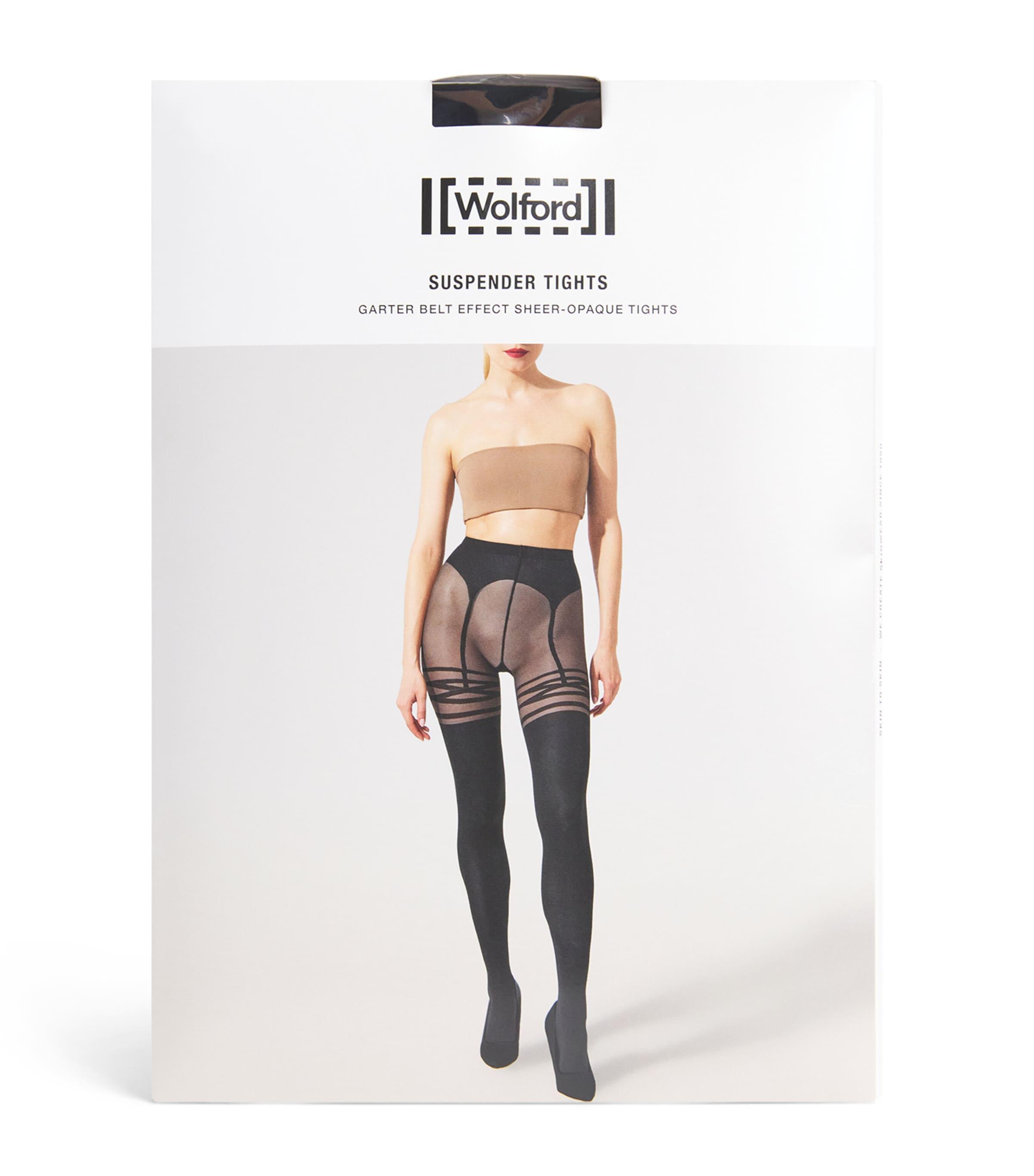 Wolford Suspender Tights in White | Lyst