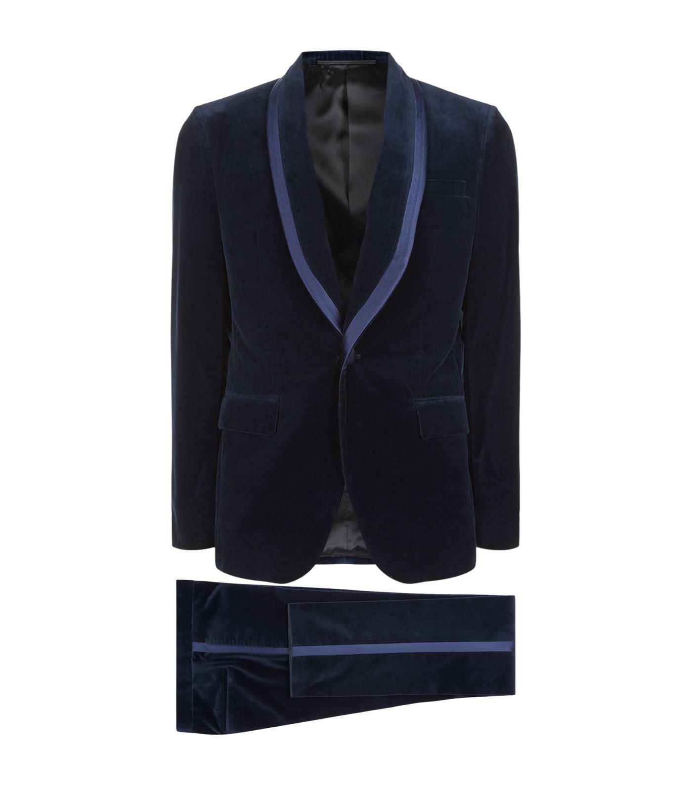 Givenchy Velvet Tuxedo in Blue for Men
