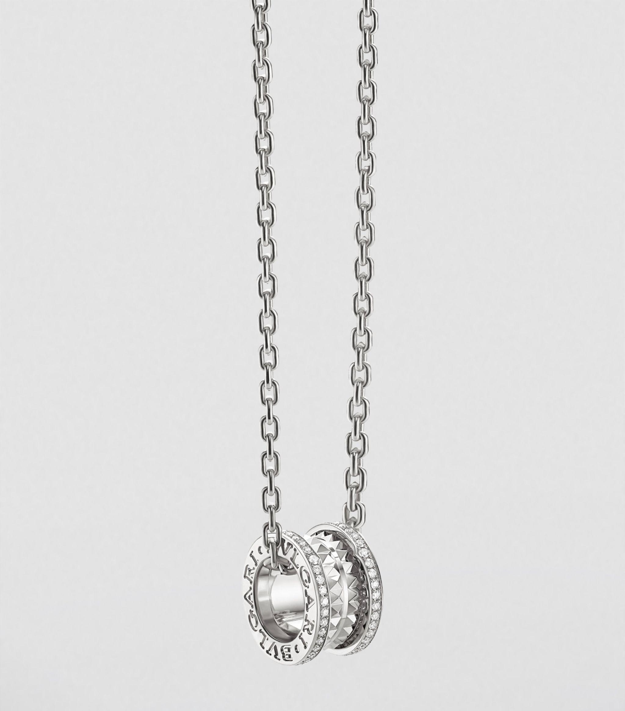 Bvlgari white gold necklace new arrivals