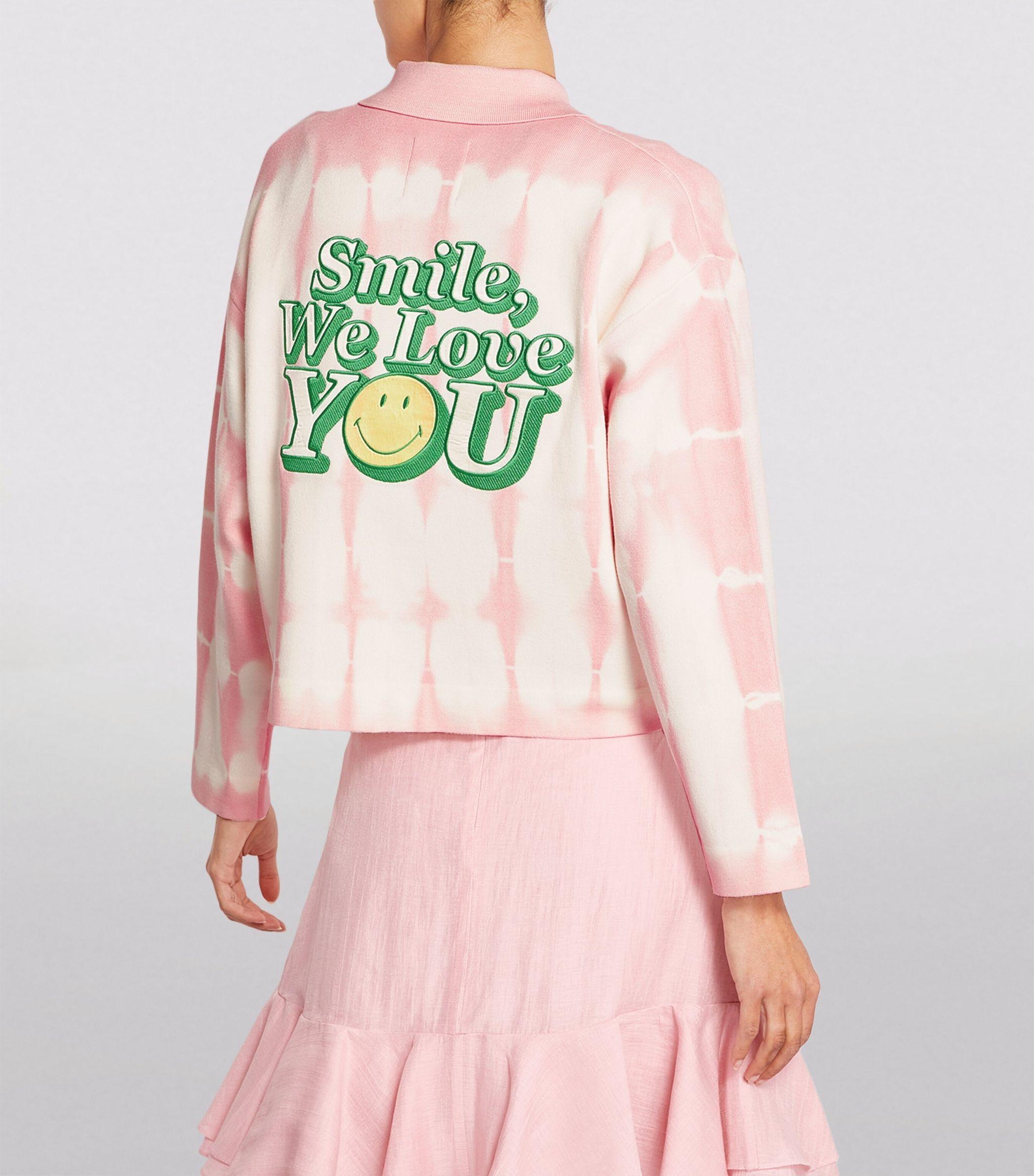 Sandro Tie-dye Jacket in Pink | Lyst