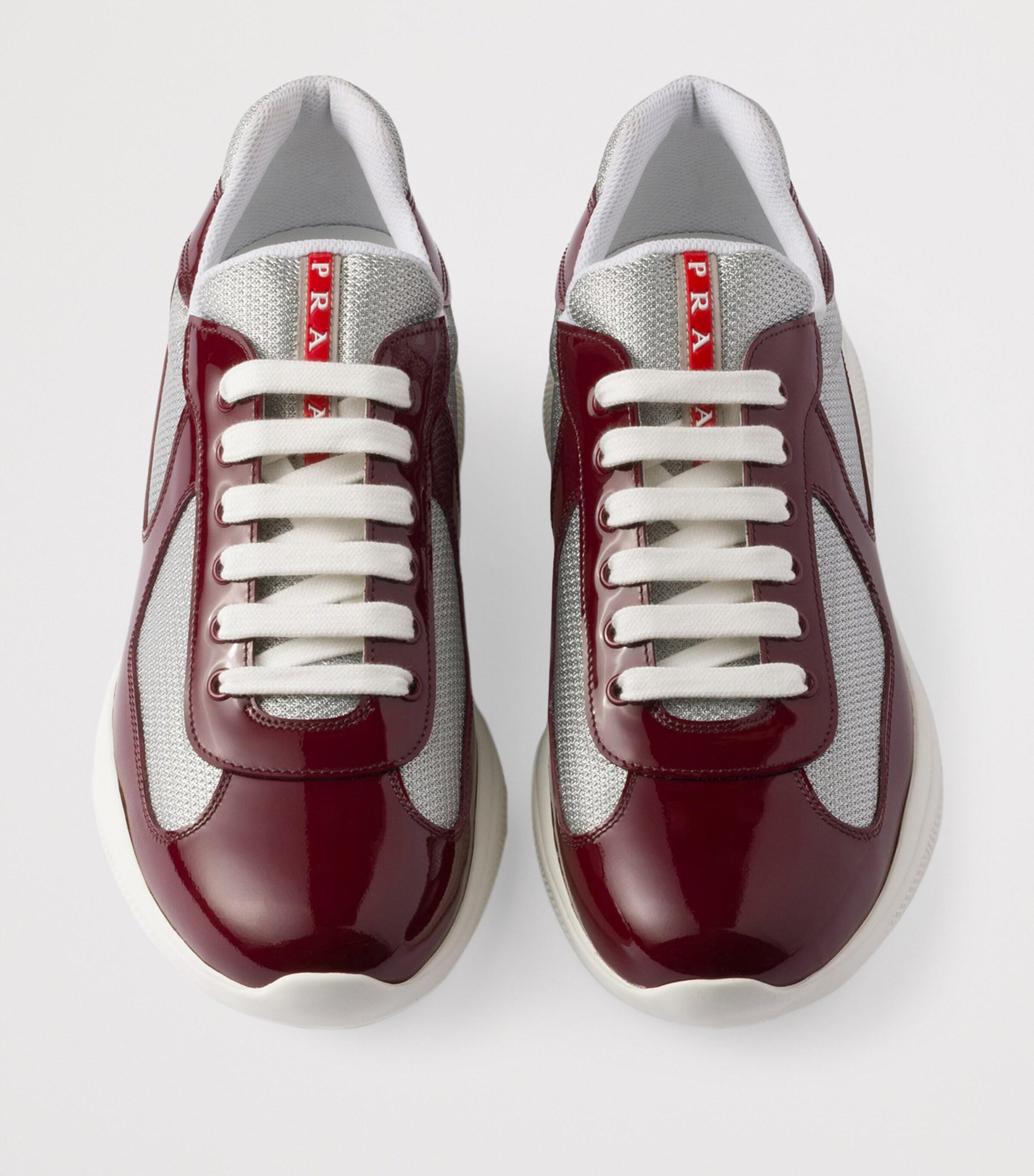 VIP【関税送料無料】希少 Prada Americas Cup Lace-Up Sneakers Prada America's Cup Sneakers for Men - Up to 25% off | Lyst