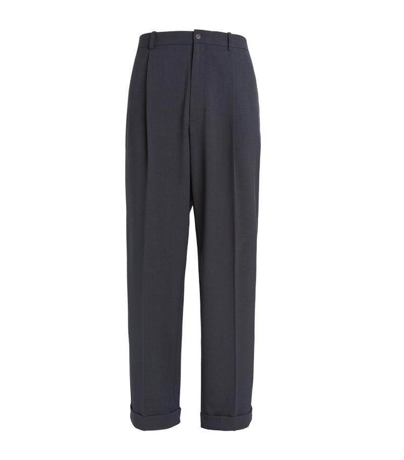 the-row-navy-Keenan-Pleated-