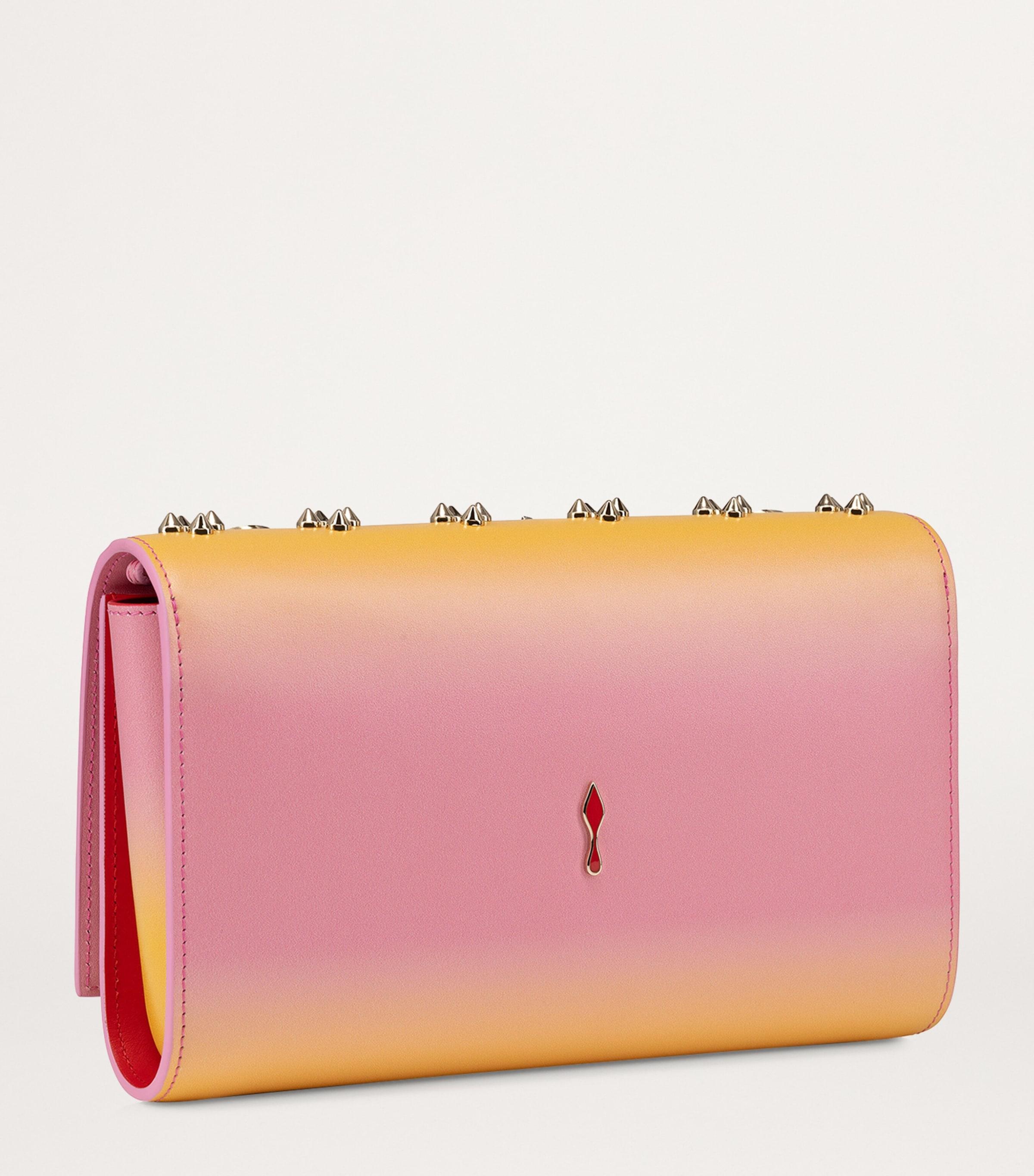 Christian Louboutin Ombre Paloma Clutch in Pink | Lyst