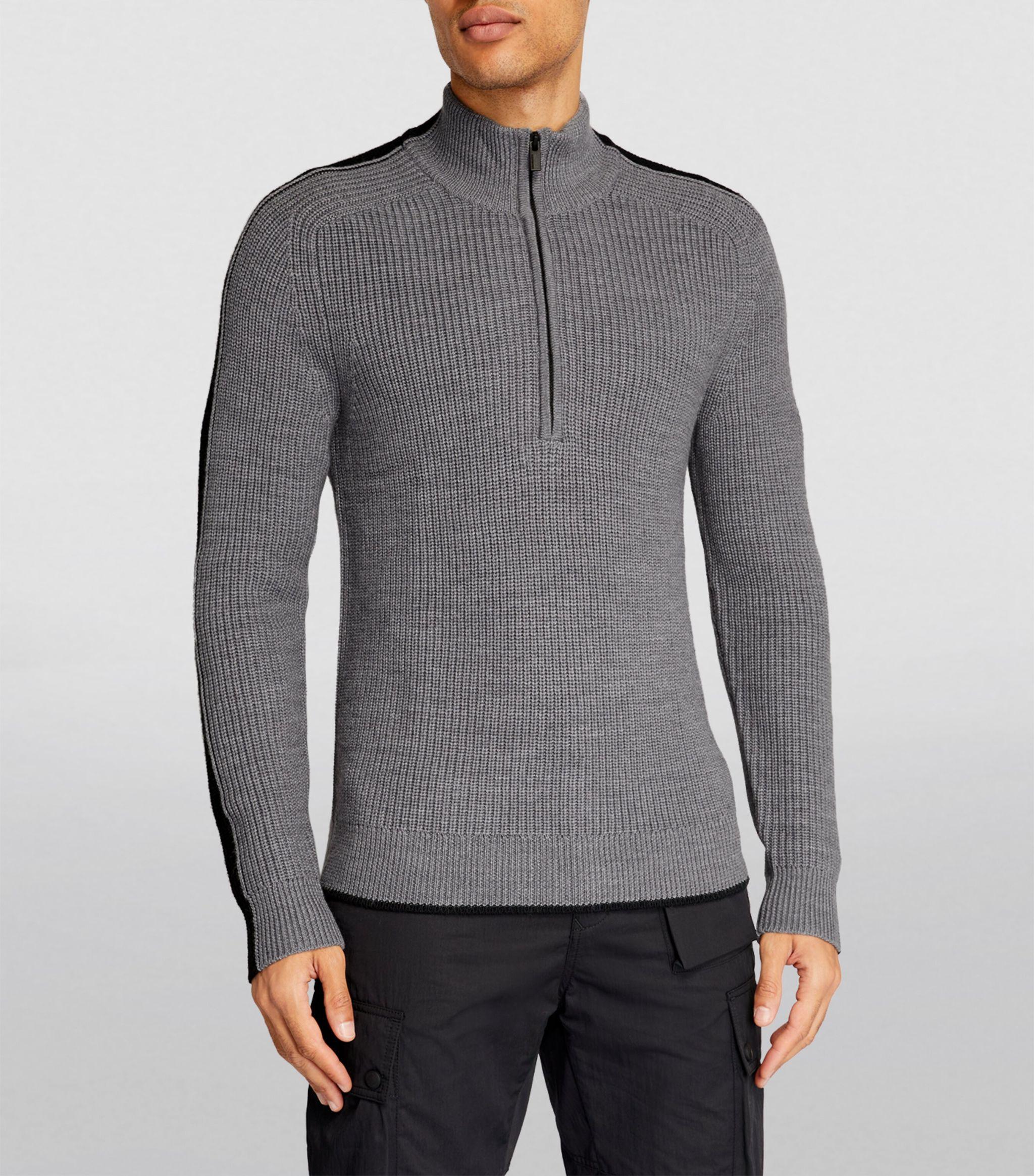 Men's Merino Lodge Long Sleeve Half Zip Sweater