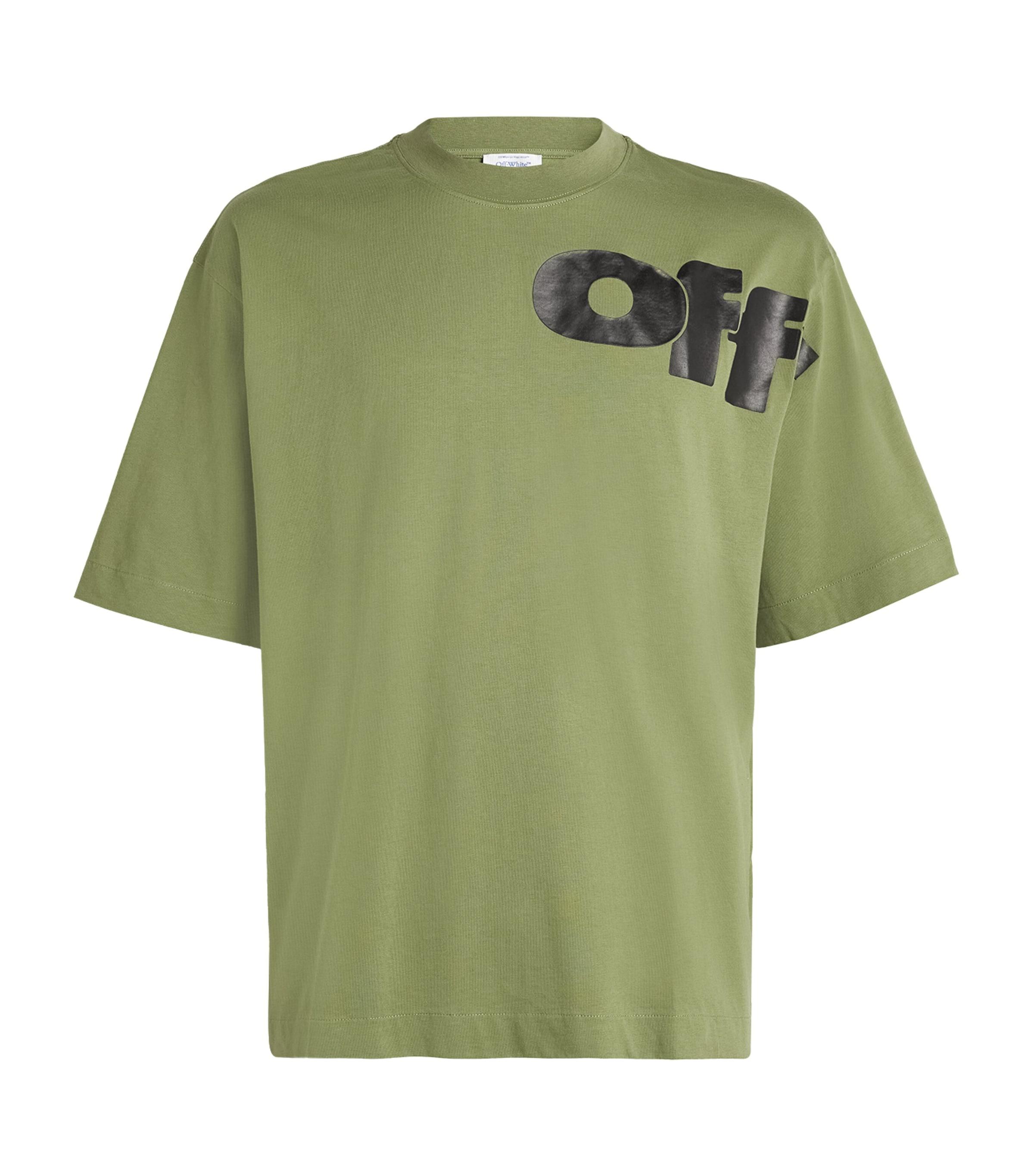 【関税＆送料込み】Off-White Green High-Neck T-Shirt With C Color Block Crop T-Shirt- Off White/ Green – Sergio Tacchini