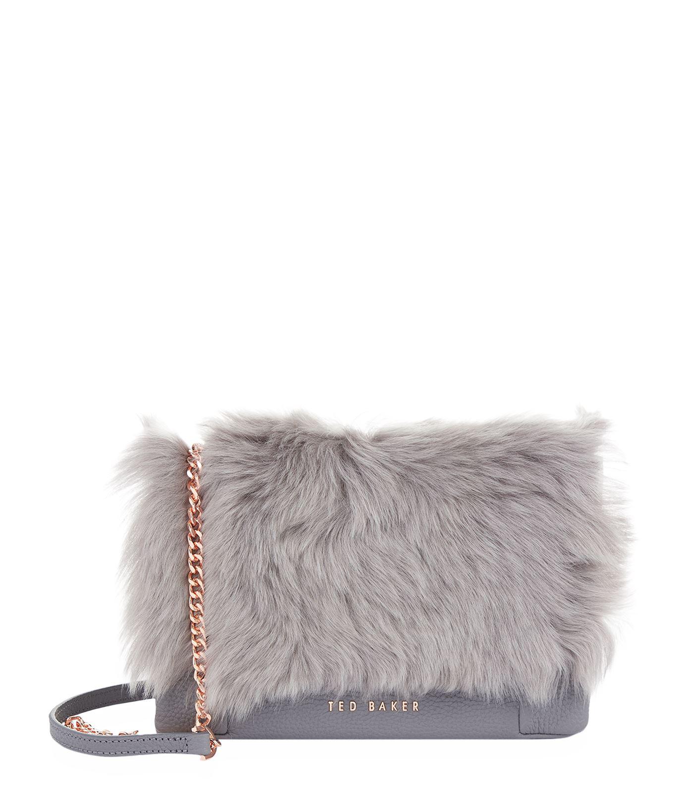 ted baker fur bag