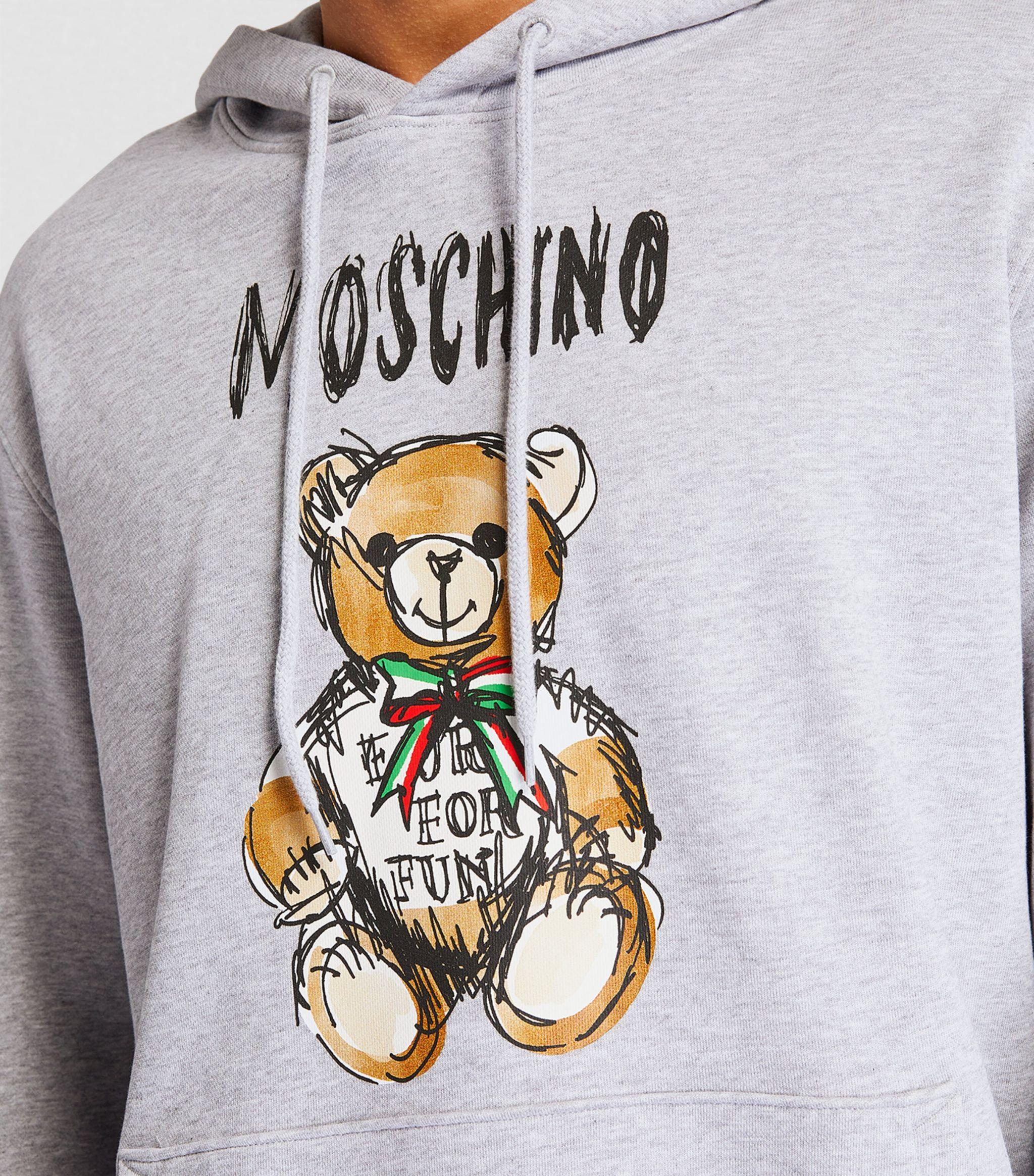 Moschino bear hoodie new arrivals