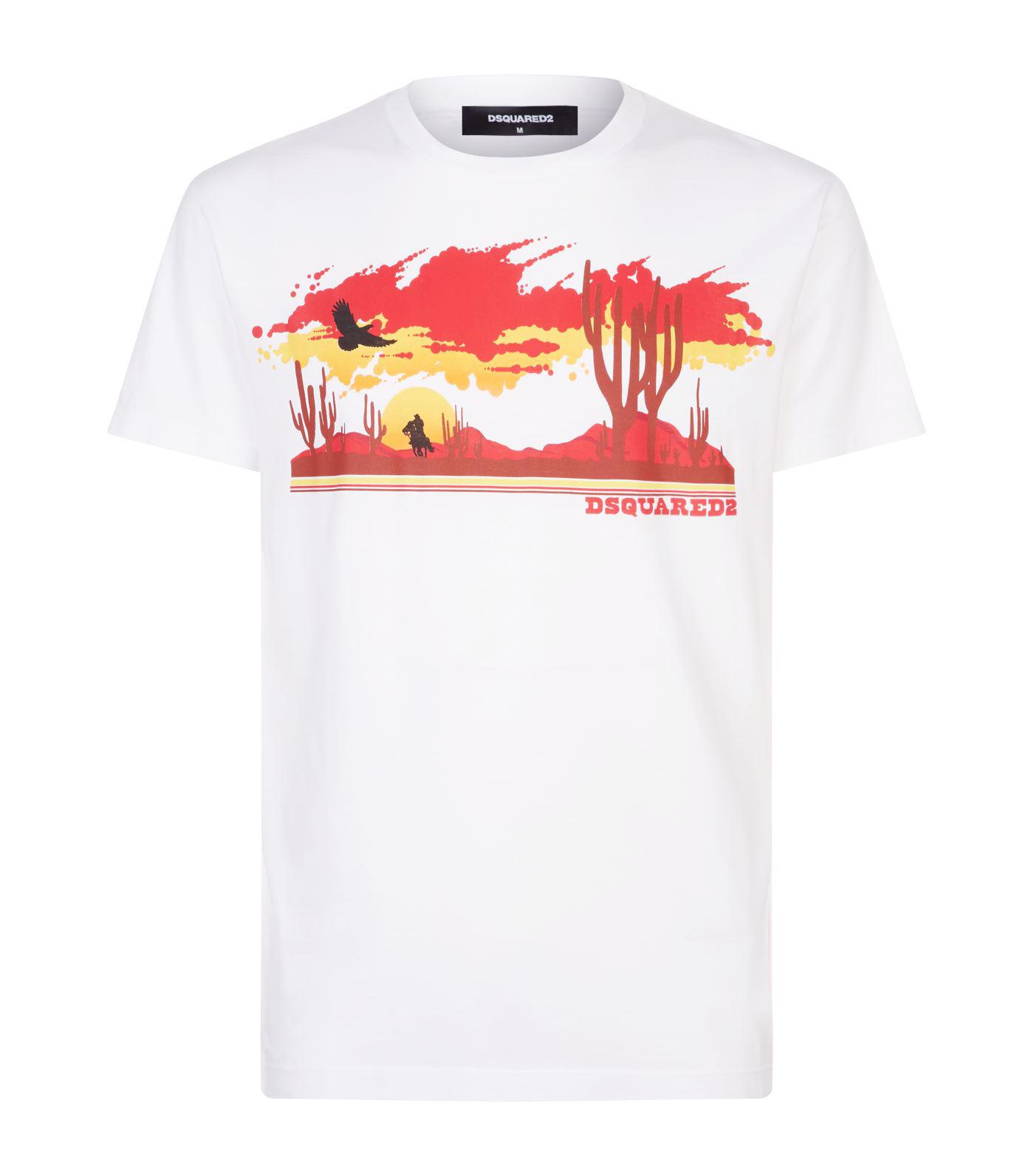 DSquared² Cotton Desert T-shirt in 