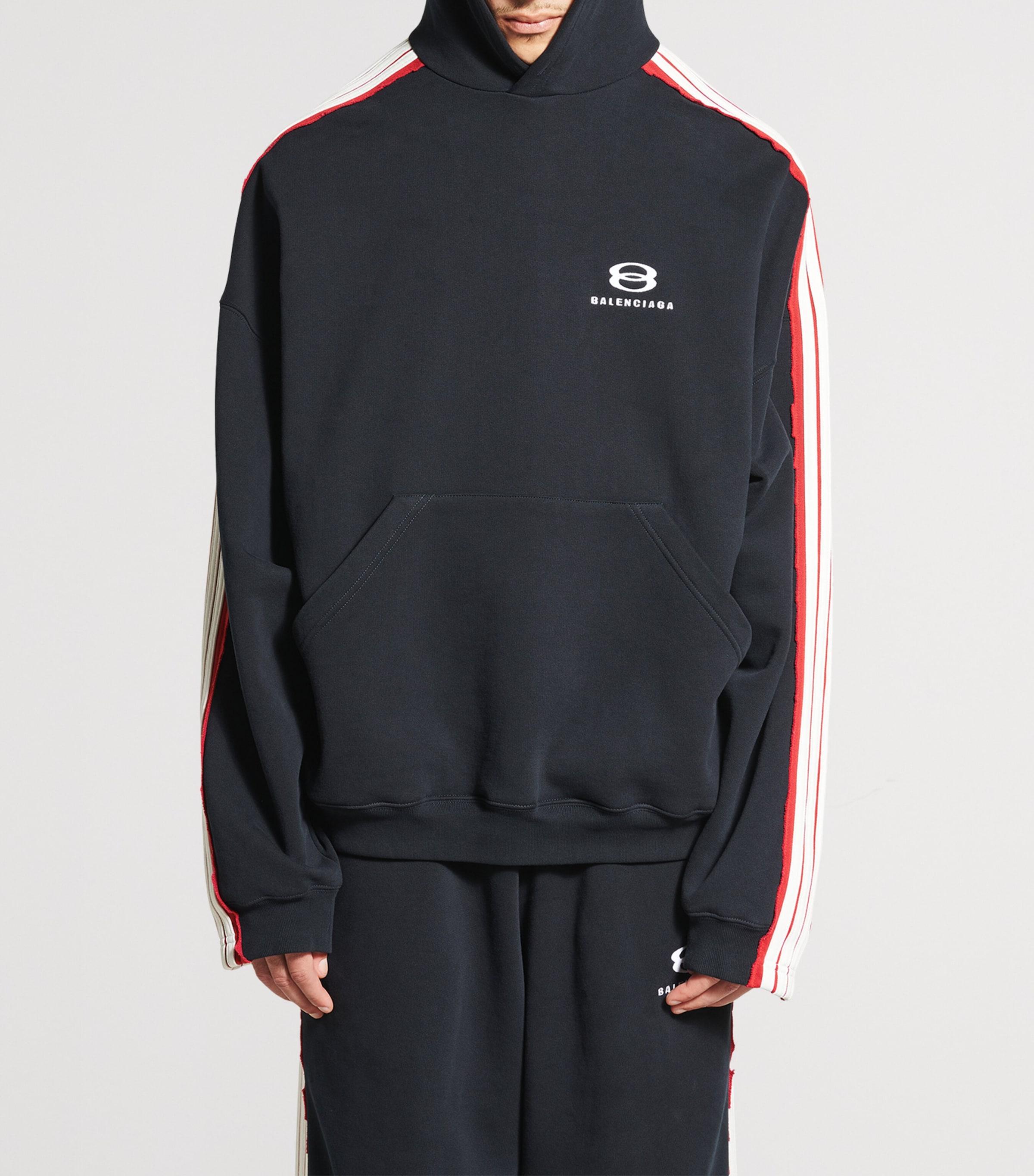 Balenciaga Unity Sports Icon Large Hoodie in Blue for Men | Lyst