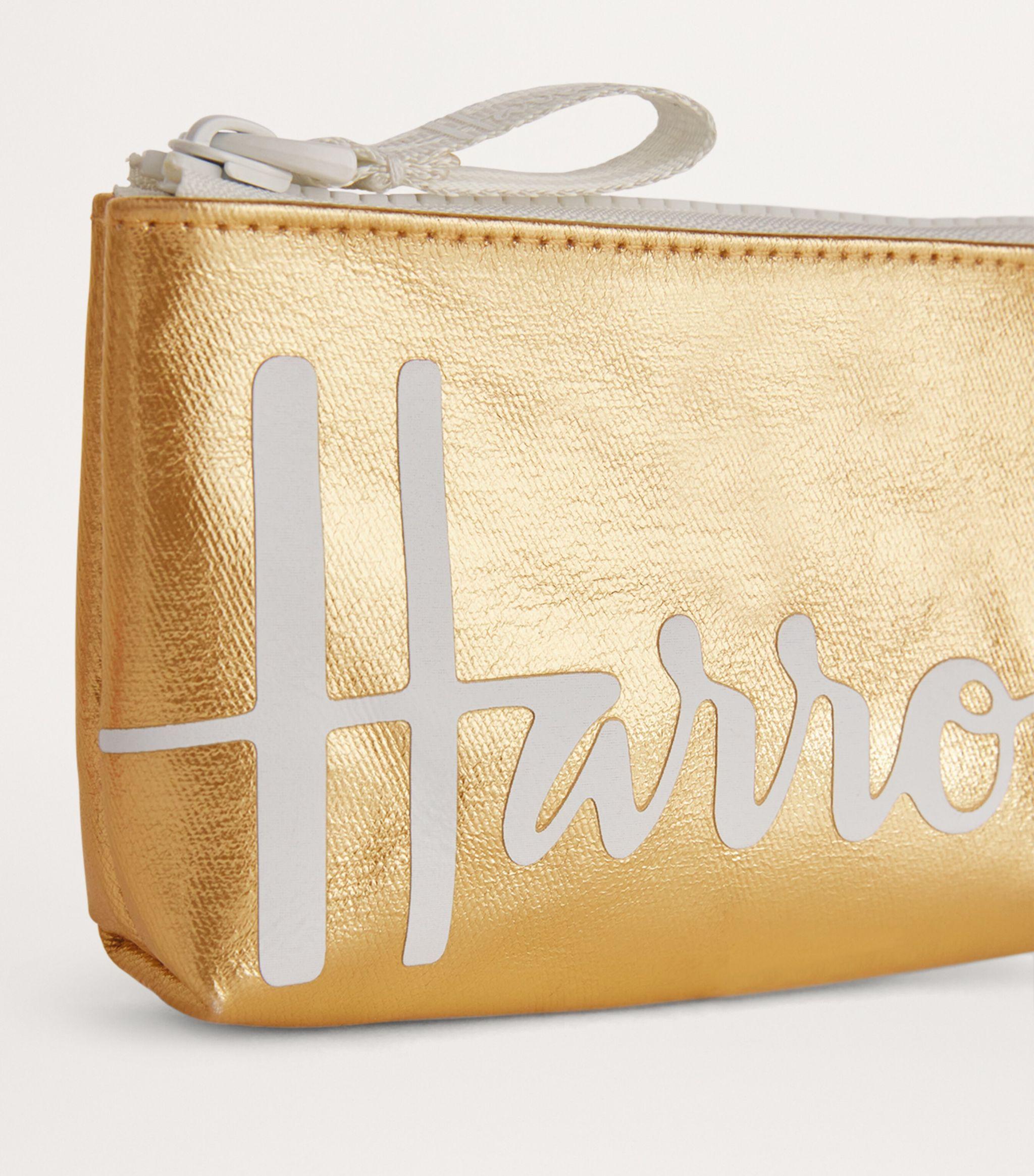 Harrods Cotton Logo Coin Purse in Natural Lyst Canada