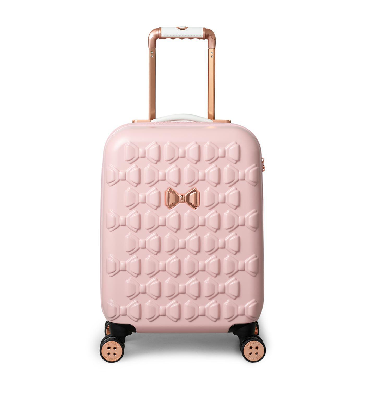 ted baker pink bow suitcase
