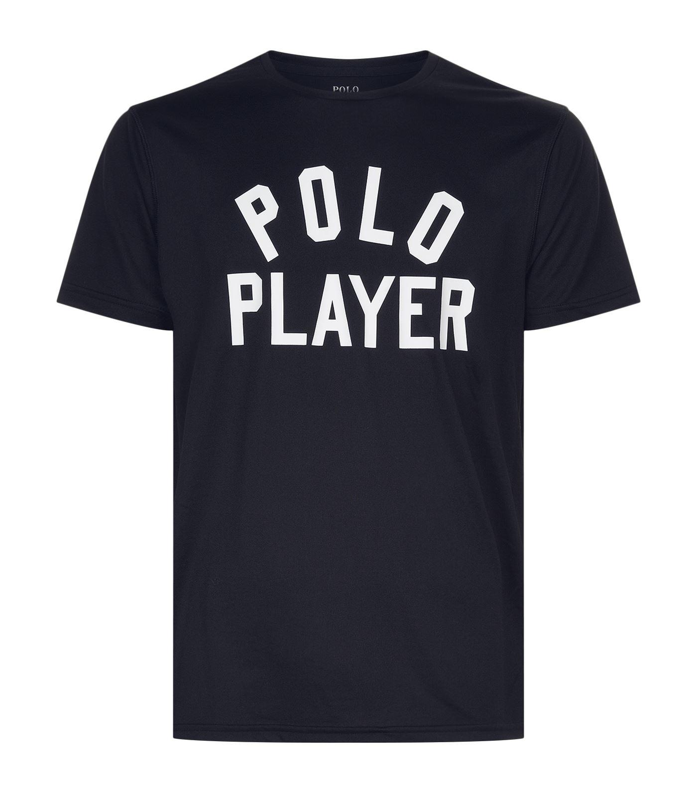 Polo Ralph Lauren Polo Player T-shirt in Black for Men | Lyst