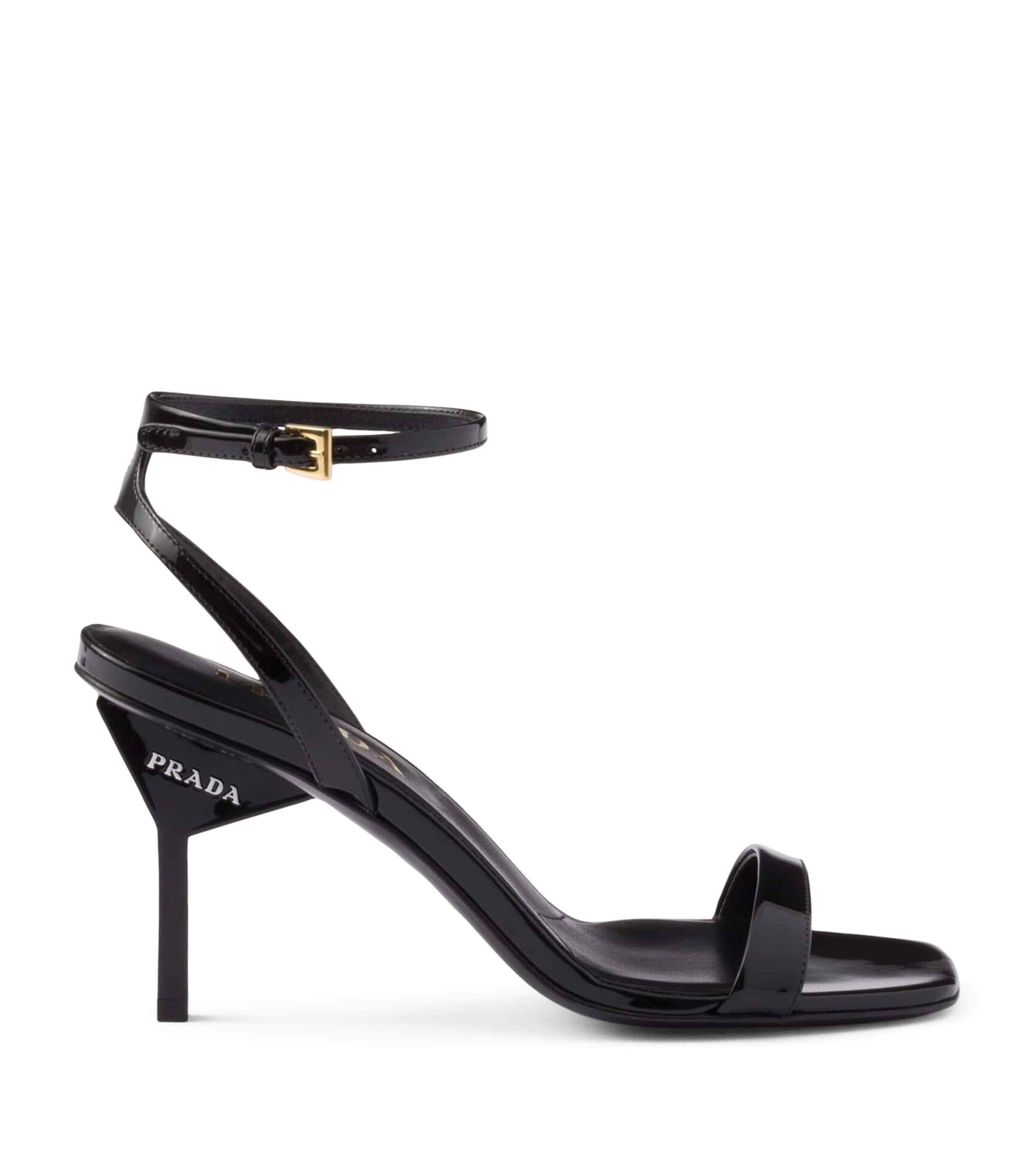 Prada black strappy heels 2025