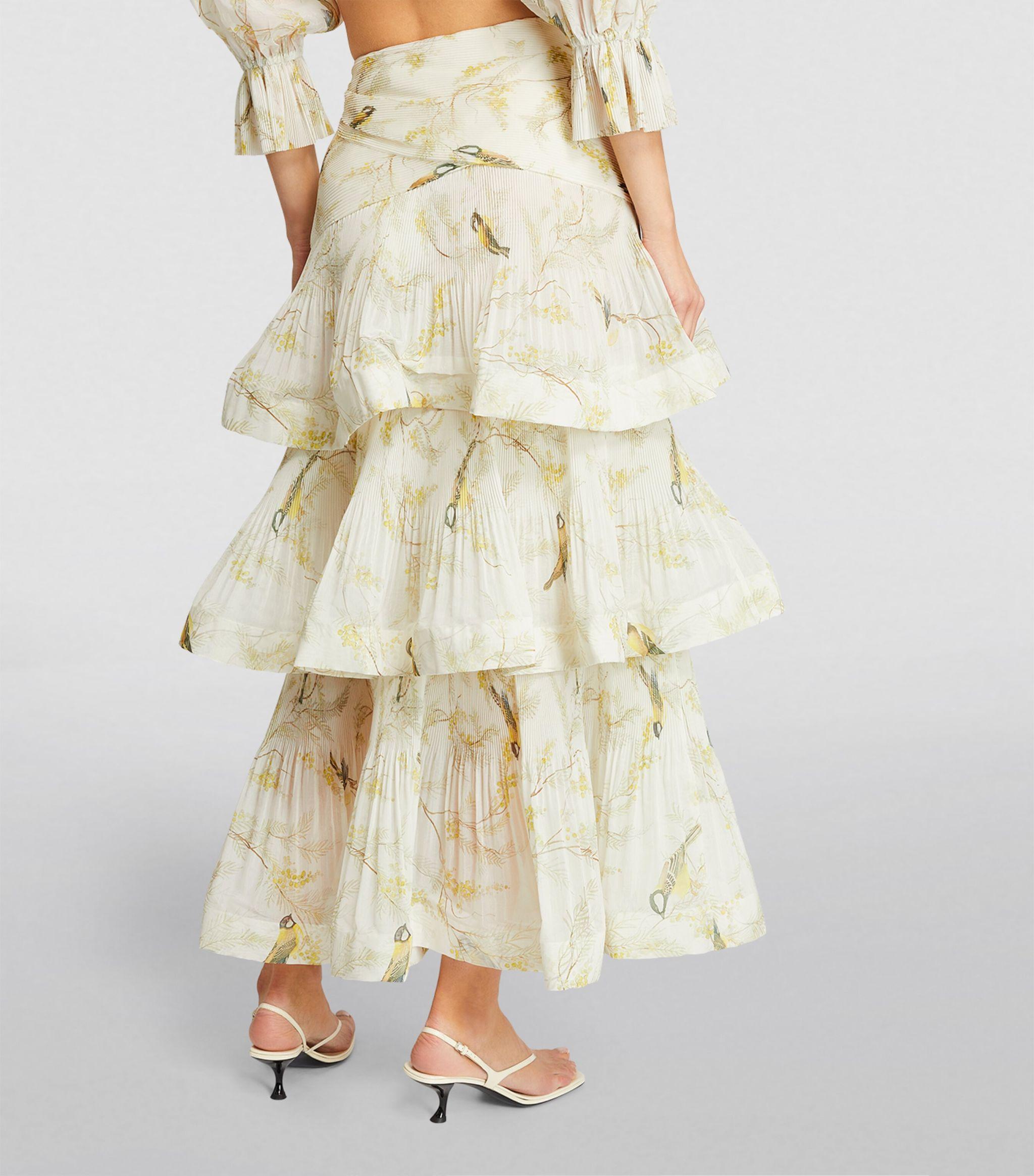 スカート Zimmermann Ivory Maxi Skirt Zimmermann Ivory Maxi Skirt | leam | REVERSIBLE
