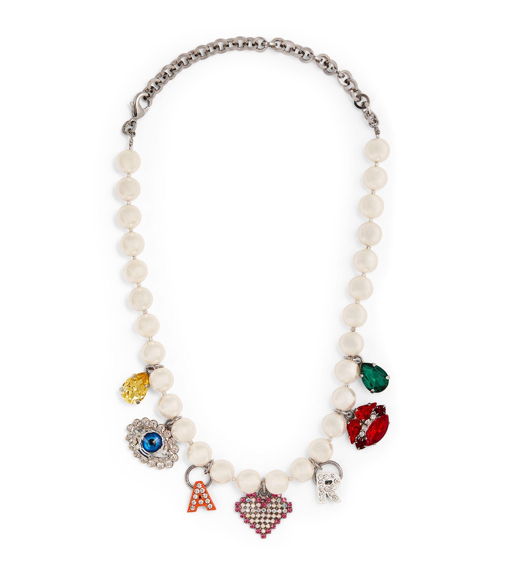 alessandra rich pearl necklace