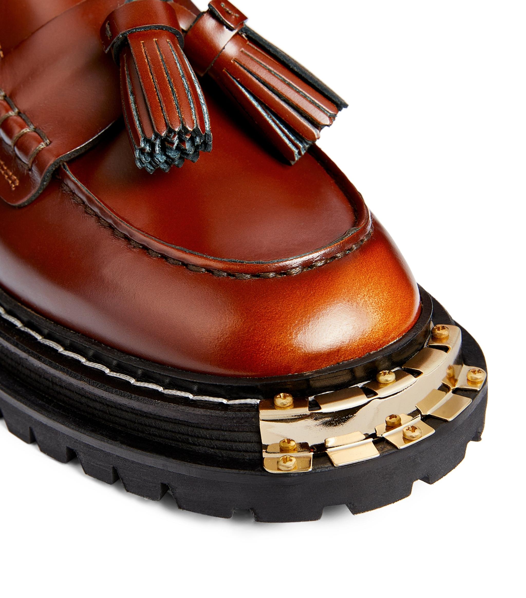 Sandro Leather Jackson Loafers in Brown | Lyst UK display picture 3