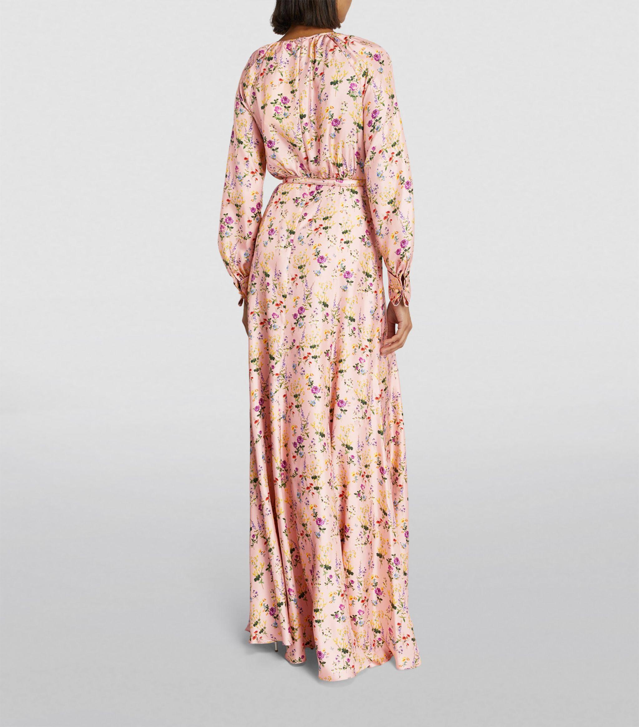 【送料 関税込】’S Max Mara Fleur floral silk maxi dress S Max Mara Fleur floral silk maxi dress S Max Mara