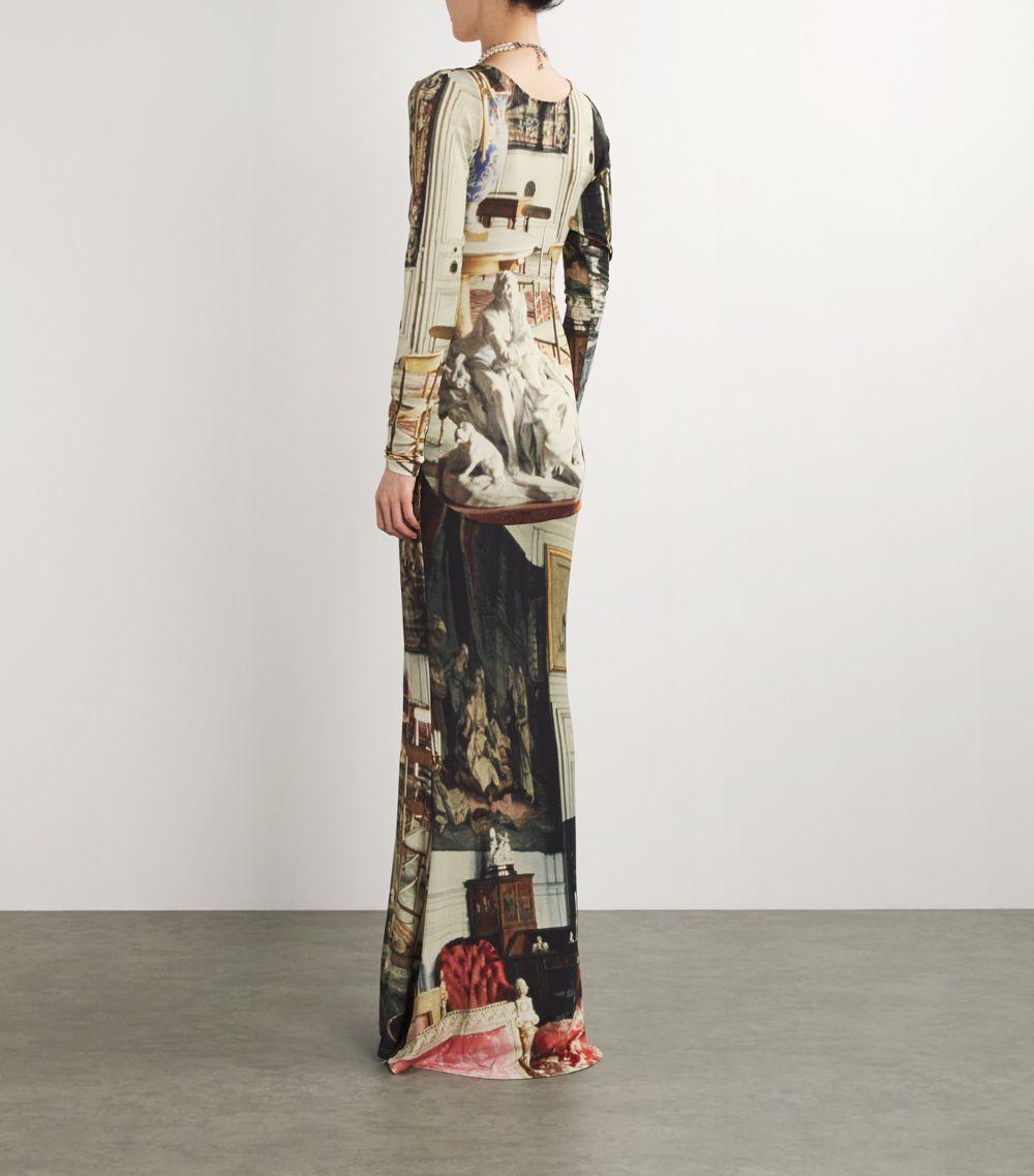 Vivienne Westwood★Saloon printed maxi dress マキシドレス Saloon printed maxi dress in multicoloured - Vivienne