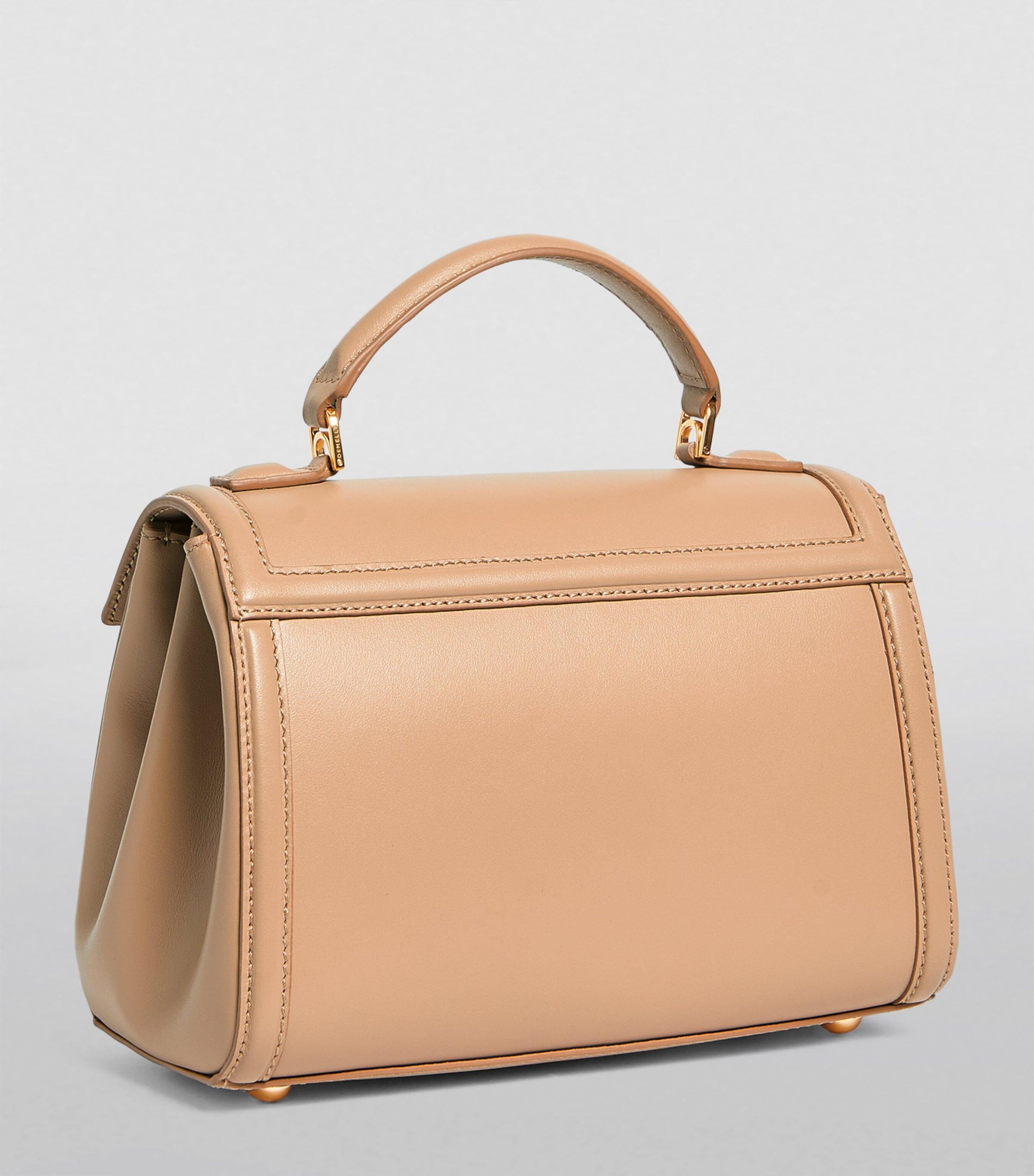 DeMellier Leather The Paris Top-Handle Bag in Natural | Lyst UK