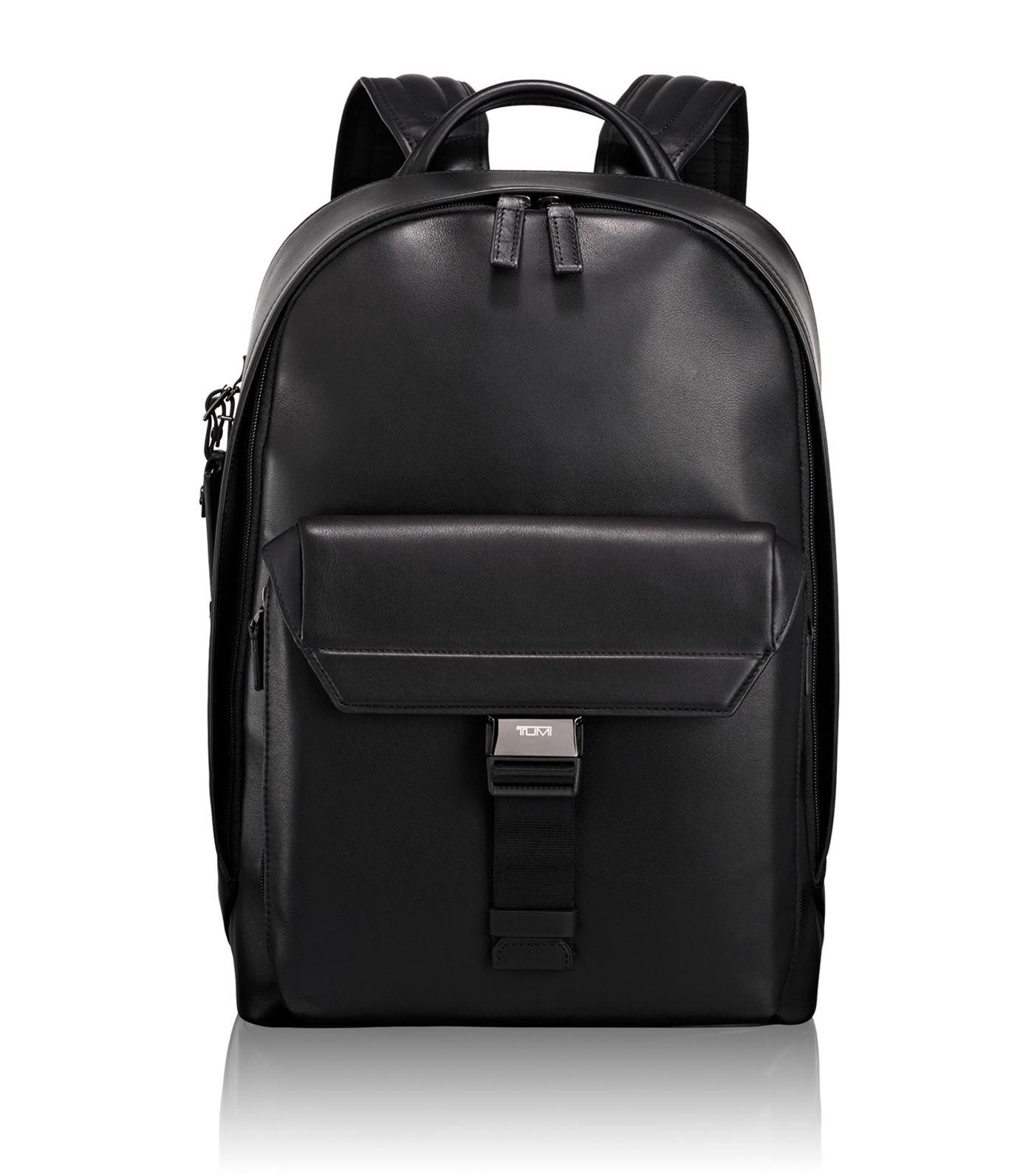 Tumi Morrison Leather Backpack in Black | Lyst