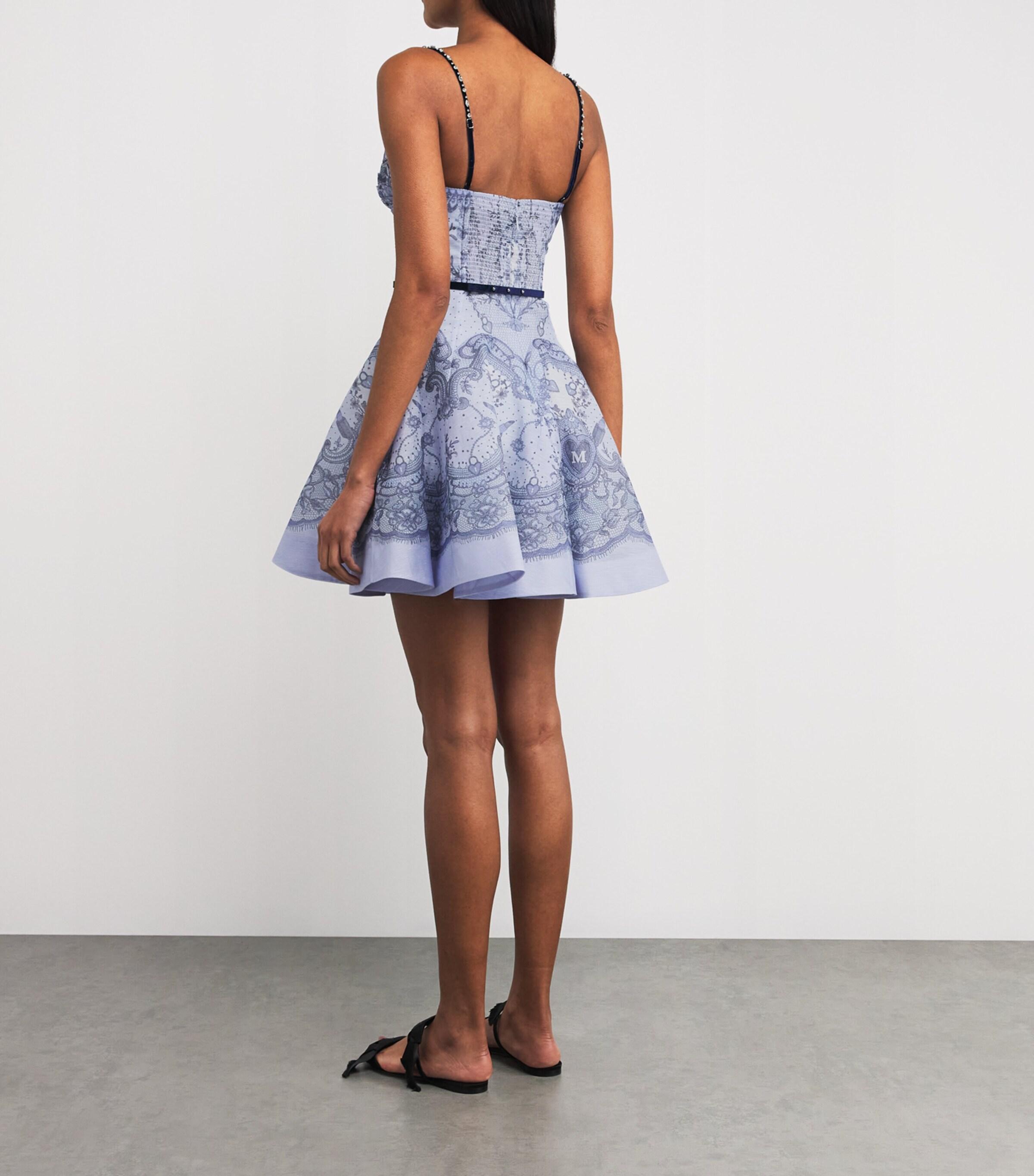 【Zimmermann】CRUSH TWIST FRONT MINI DRESS ツイストフロント Crush Twist Front Mini Dress