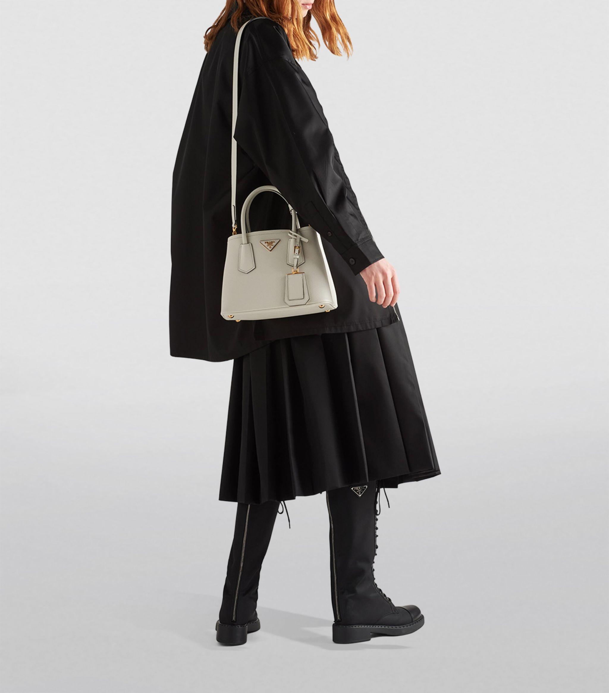 Prada double hotsell bag mini