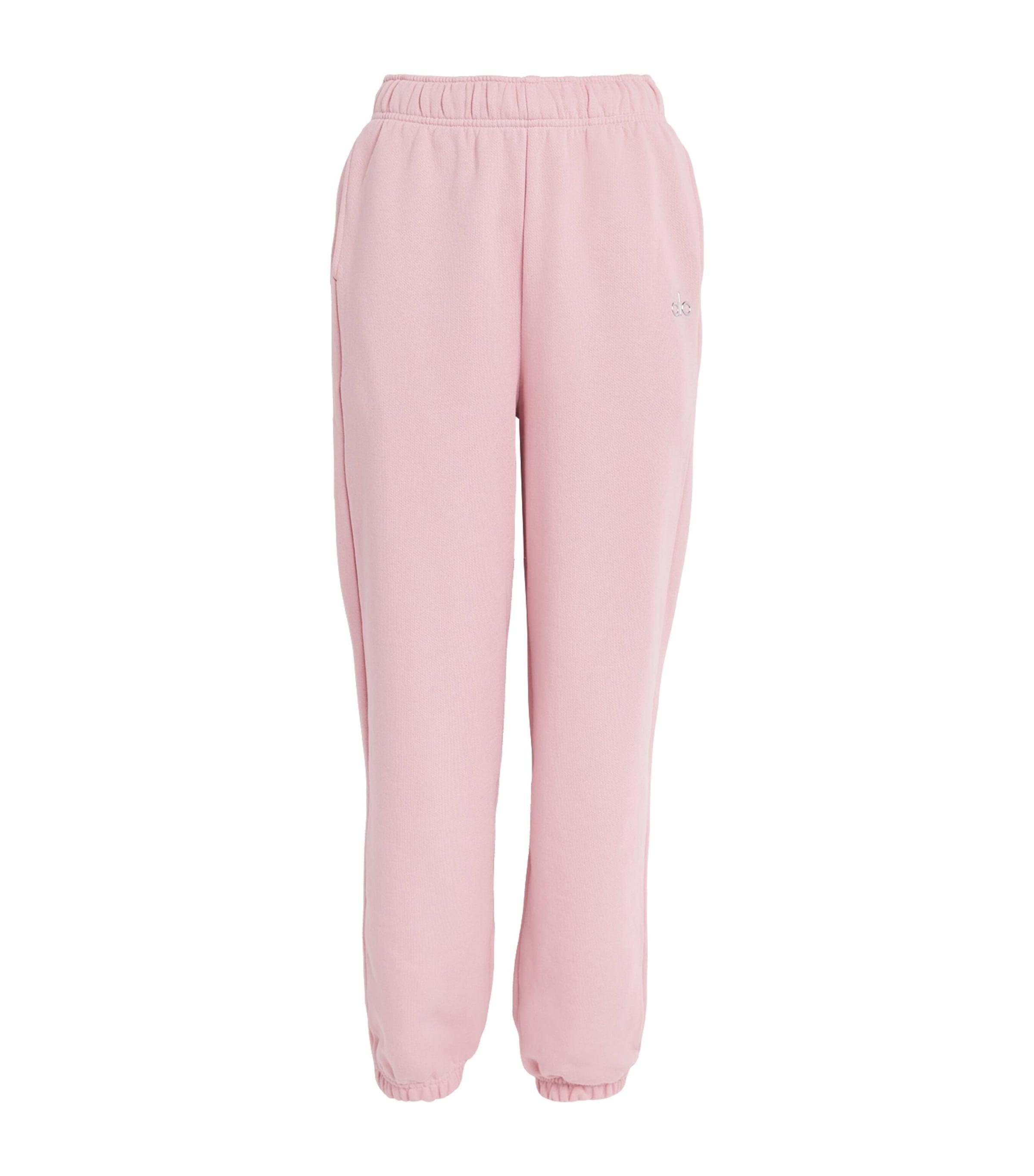 Alo Yoga Logo Accolade Sweatpants in Pink Lyst UK