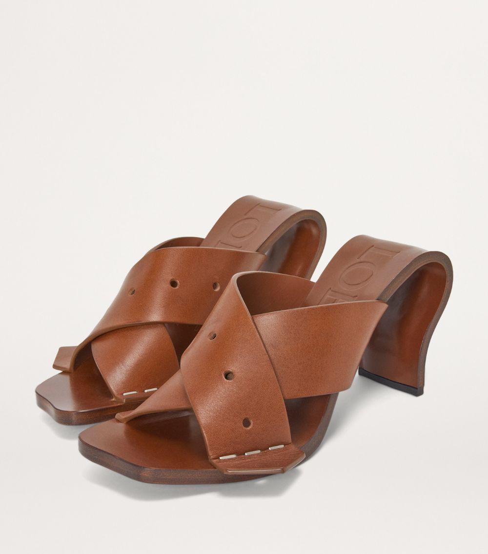 LOEWE GALA SANDAL 90 ロエベ サンダル ヒール レザー 茶 loewe-brown-Calfskin-Gala-