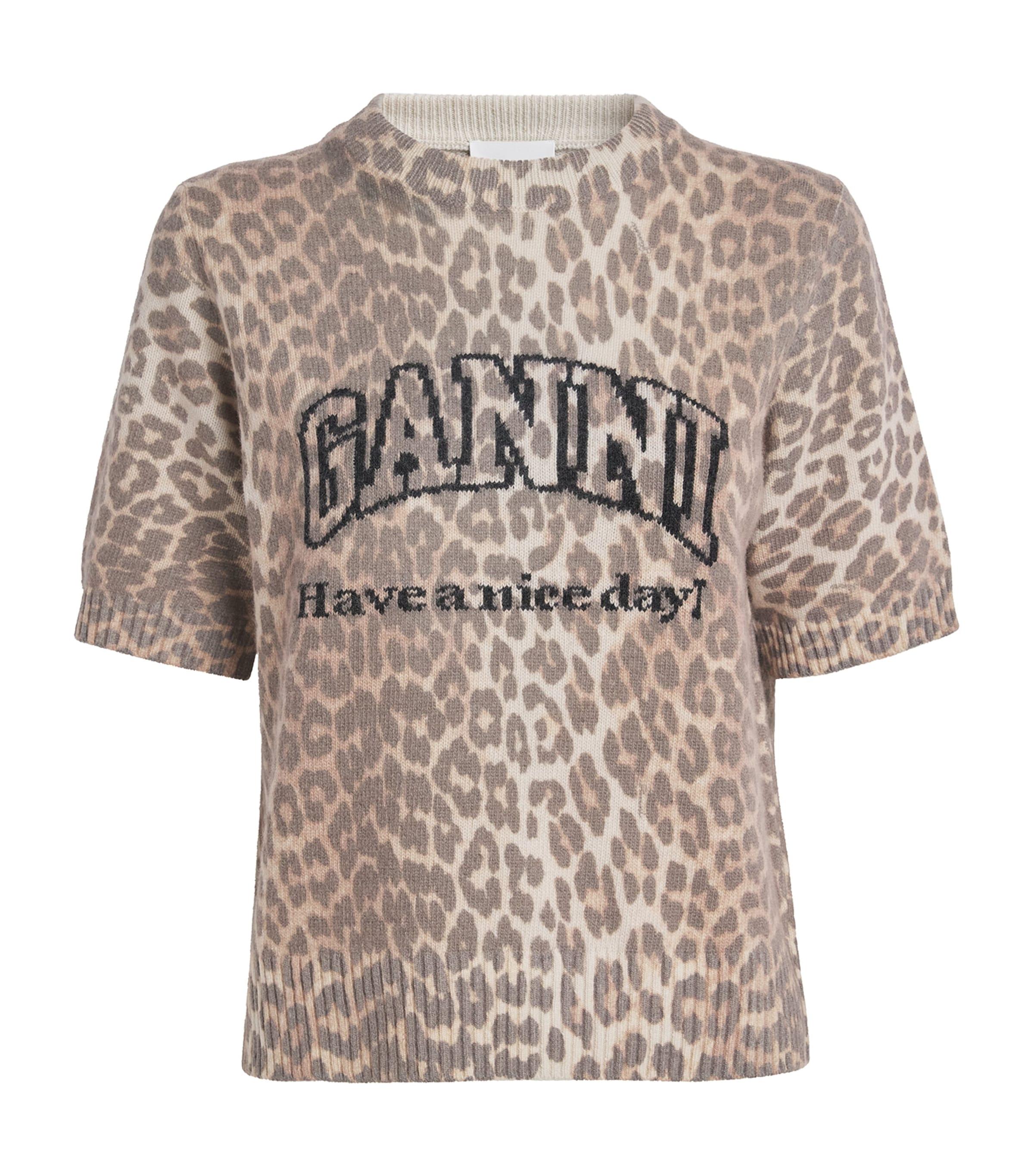Tシャツ・カットソー Ganni Washed Black T-Shirt With Poodle Print GANNI Washed black T-shirt with poodle print | TheDoubleF
