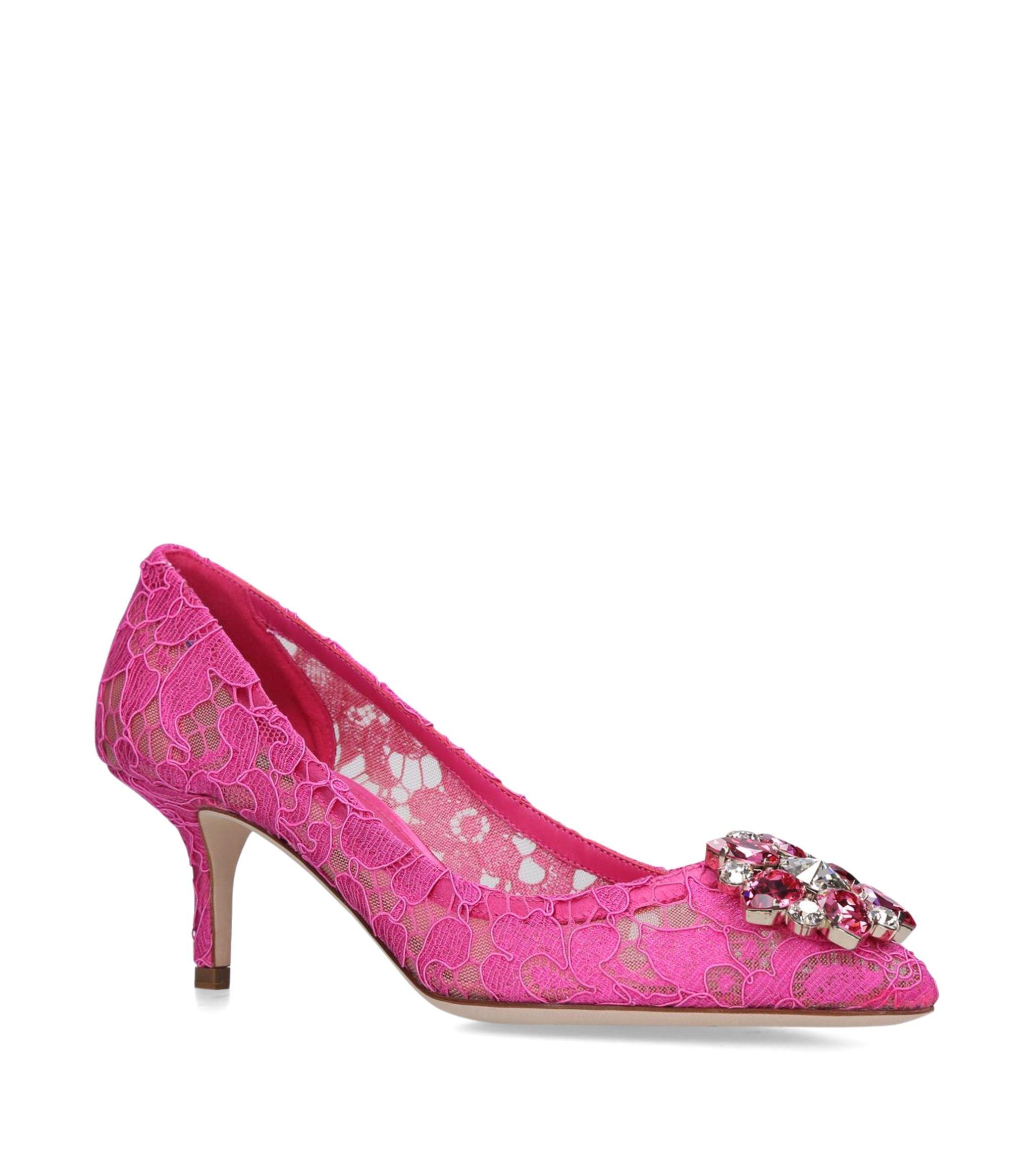 dolce and gabbana lace pumps