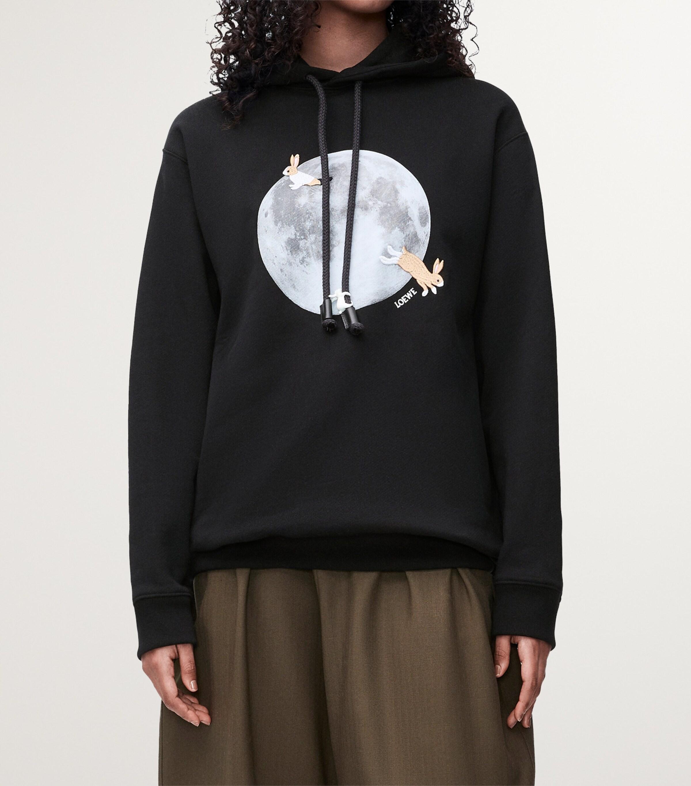 24AW new/LOEWE x Suna Fujitaフリースジャケット Hoodie Black 24AW new/LOEWE x Suna Fujitaフリースジャケット Hoodie Black