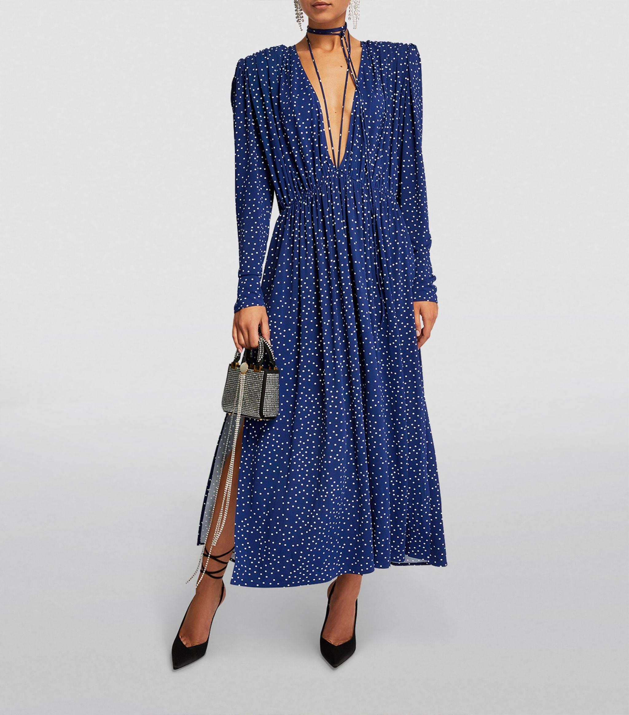 MAGDA BUTRYM WICKSVILLE DRESS BLUE-