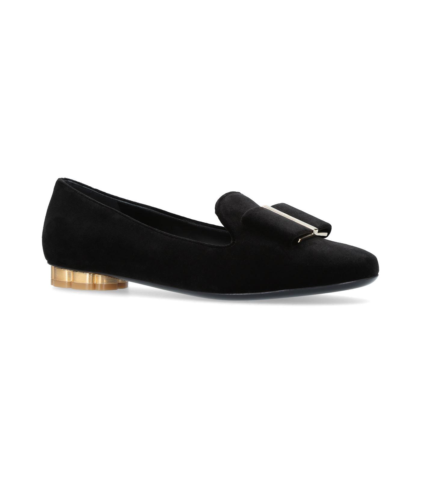 ferragamo suede flats