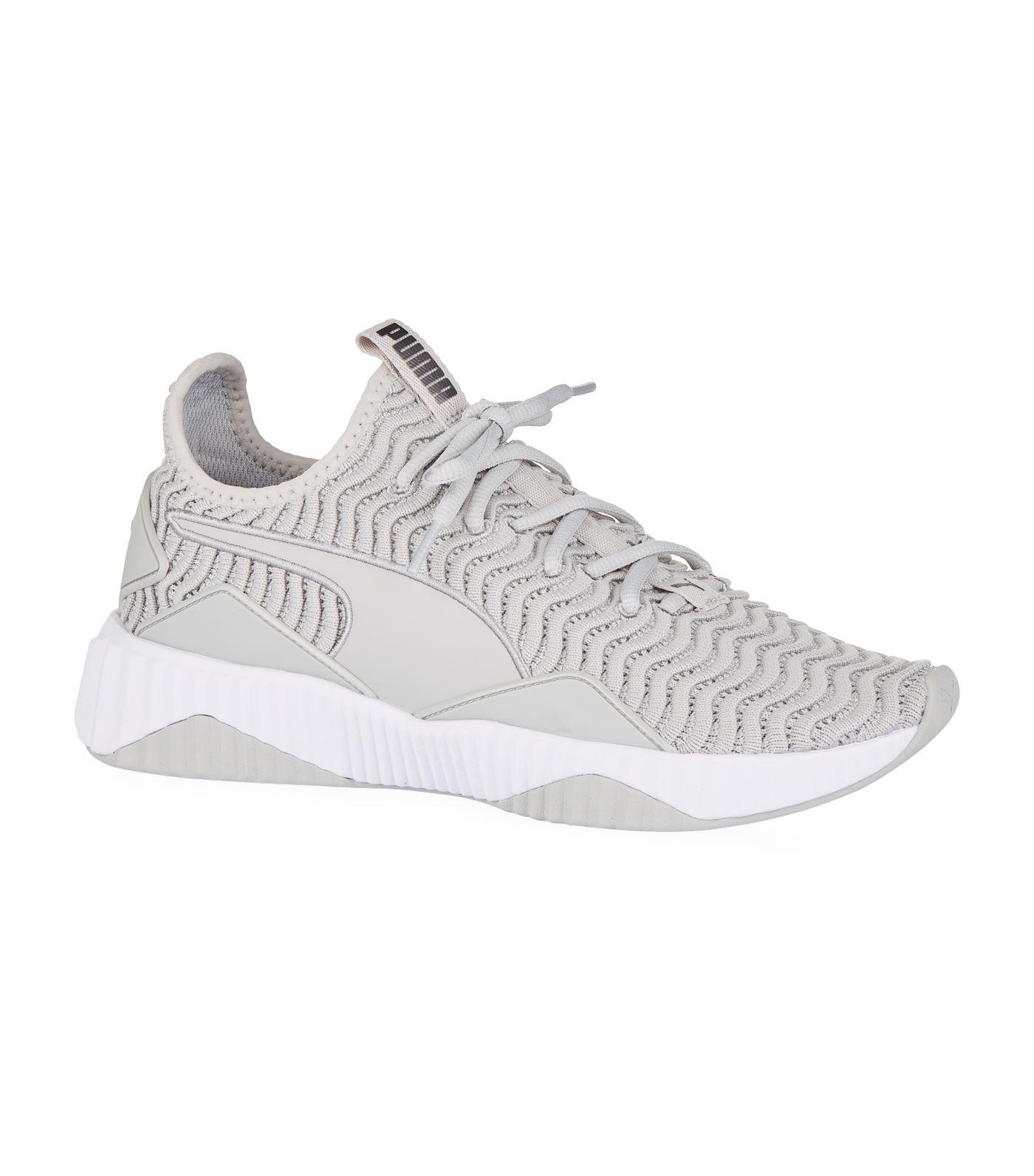 puma defy trainers grey