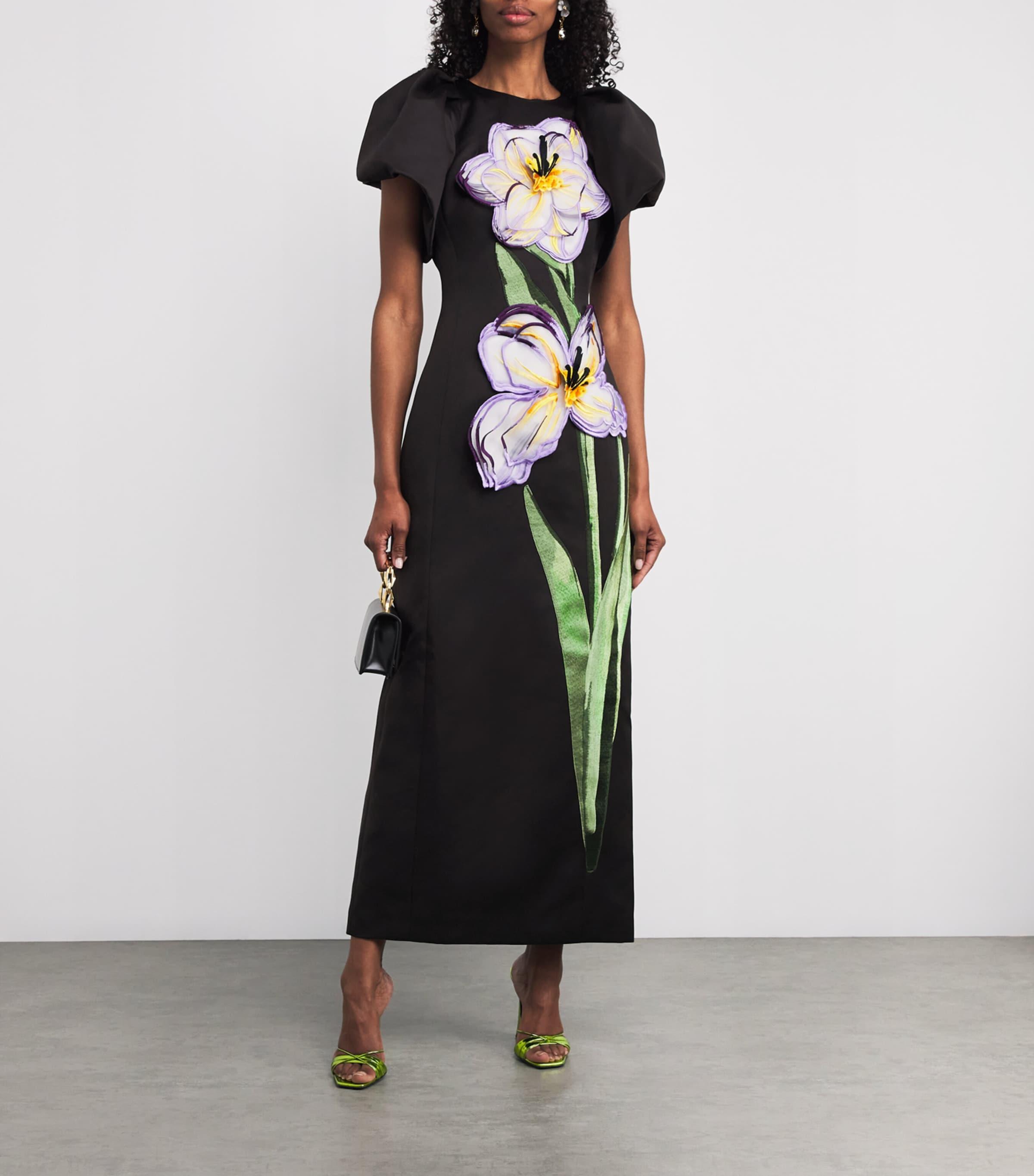 【Leo Lin】Lucinda Applique Maxi Dress Lucinda Appliqué Maxi Dress - Cornflower Blue – LEO LIN