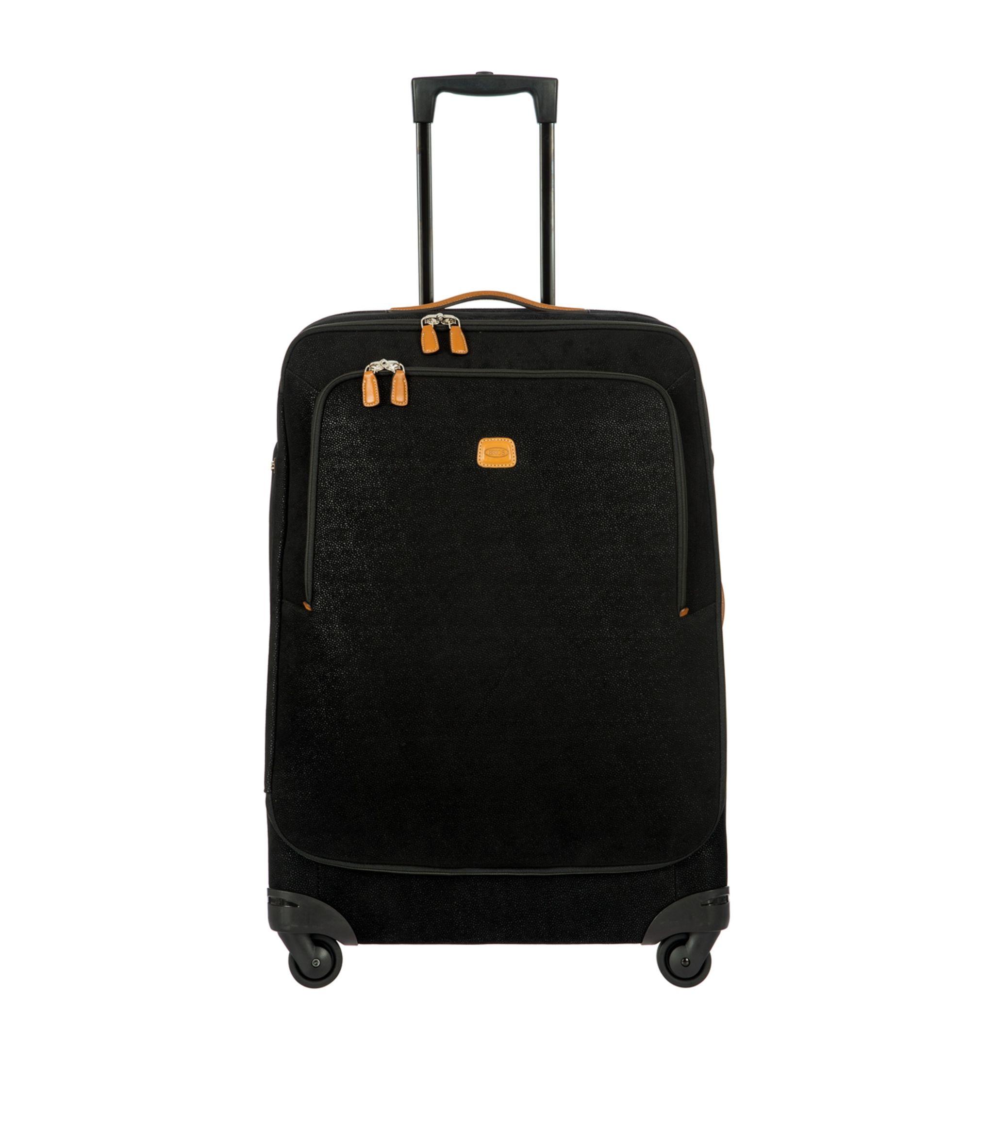 Bric's Suede Life Carryon Trolley 30 in Black Lyst