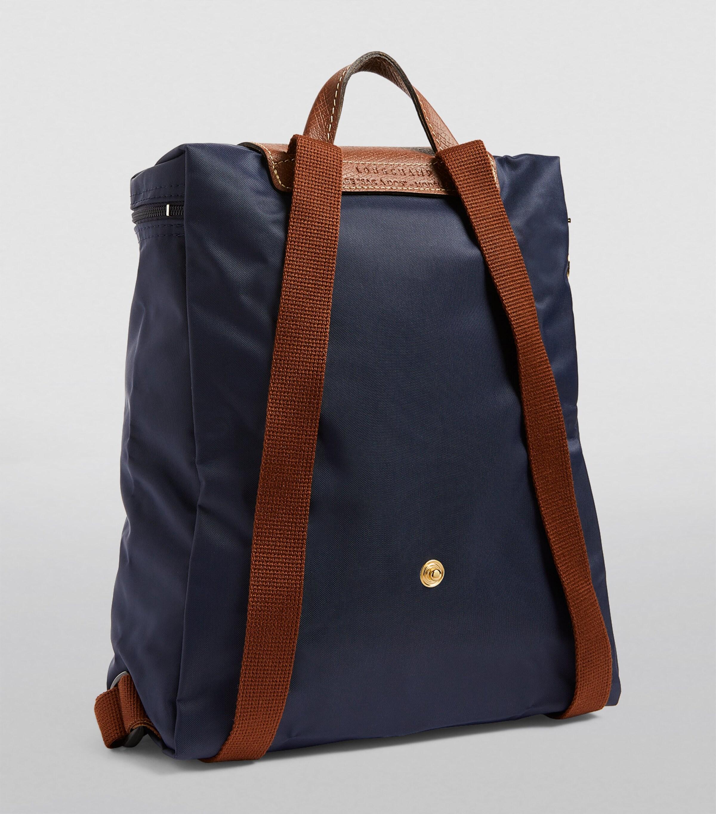 Longchamp Medium Le Pliage Original Backpack in Blue Lyst UK