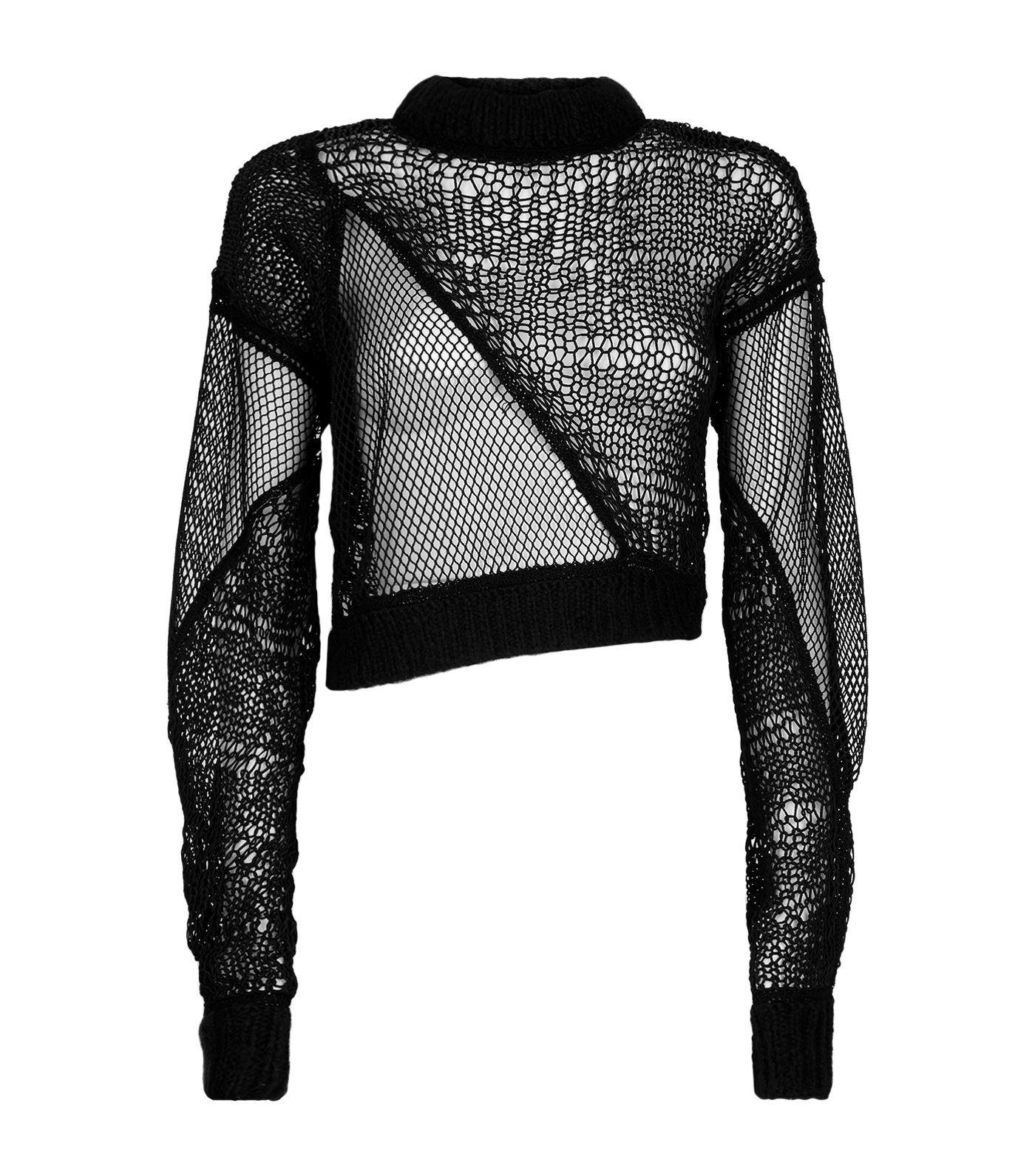 Fishnet sweater cheap