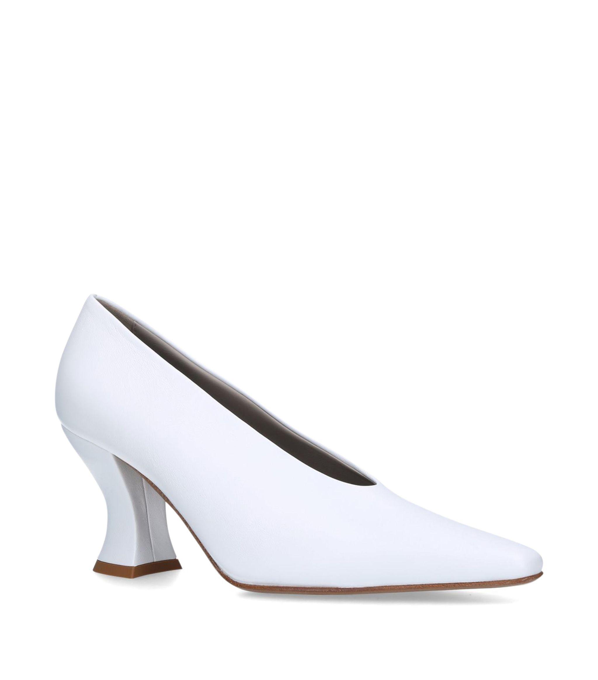 Bottega Leather Almond Pump 75 Lyst