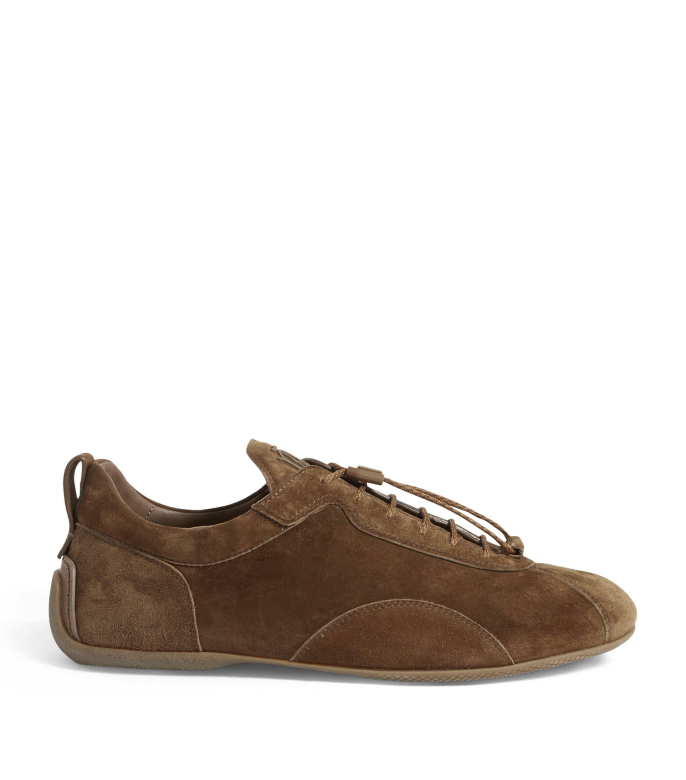 Dunhill Mens Suede Stitching Sneakers White/Red dunhill Low-top sneakers for Men | Online Sale up to 76% off  main image 4