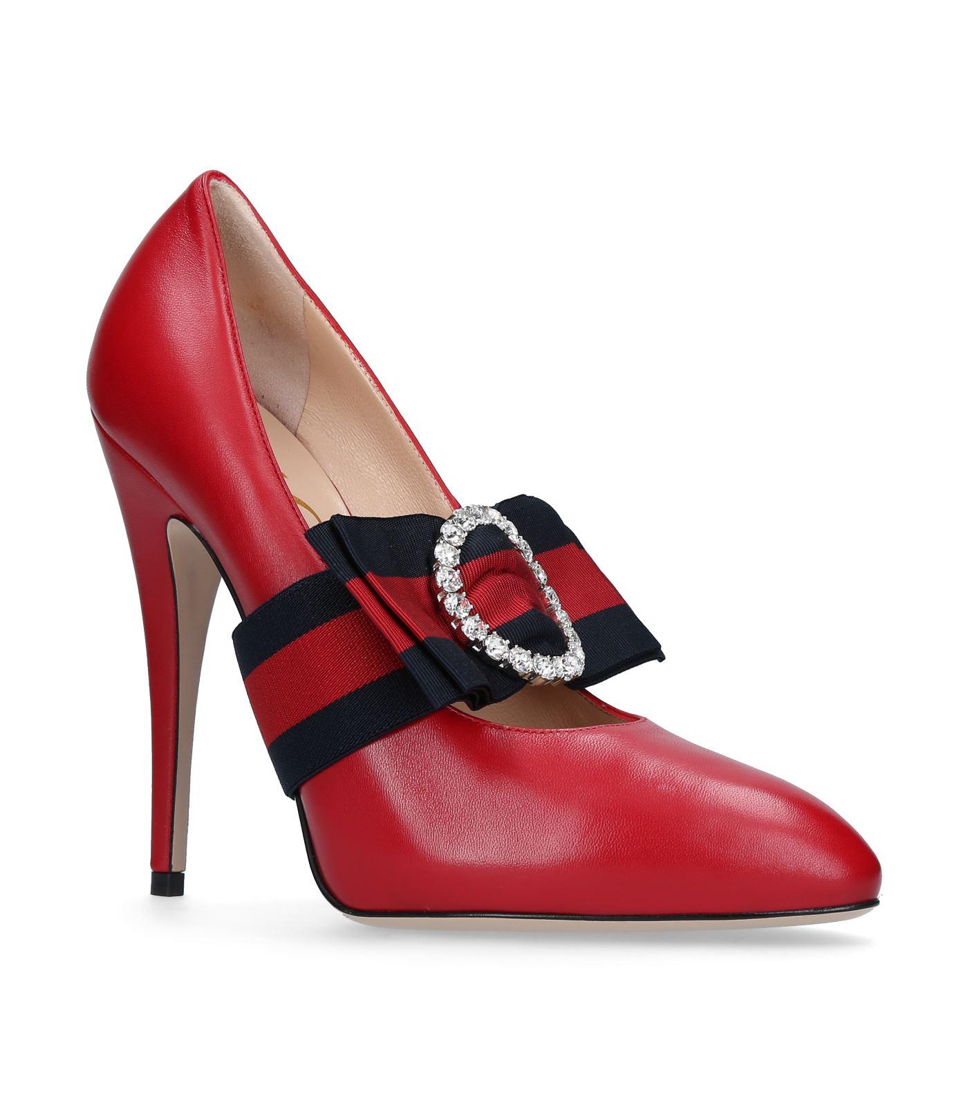 gucci elaisa bow pump